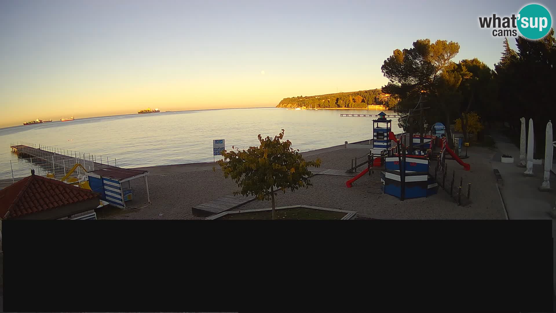 Cámara web en vivo Ankaran – Adria Ankaran Hotel & Resort – Eslovenia