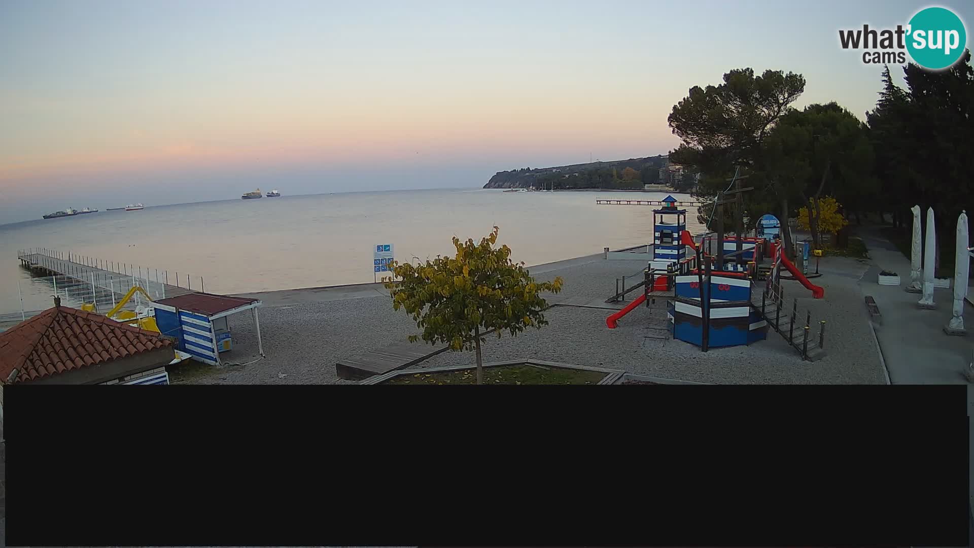 Cámara web en vivo Ankaran – Adria Ankaran Hotel & Resort – Eslovenia