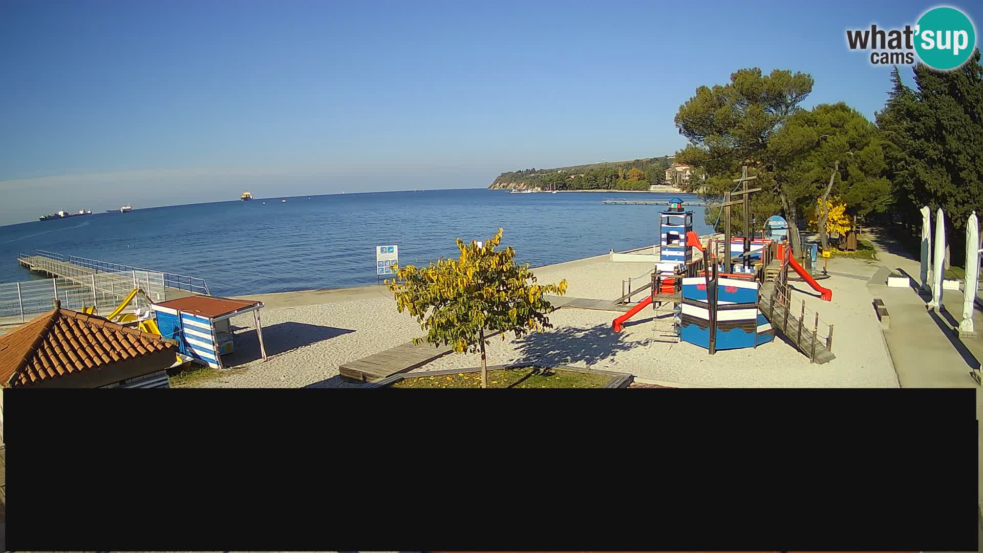 Cámara web en vivo Ankaran – Adria Ankaran Hotel & Resort – Eslovenia