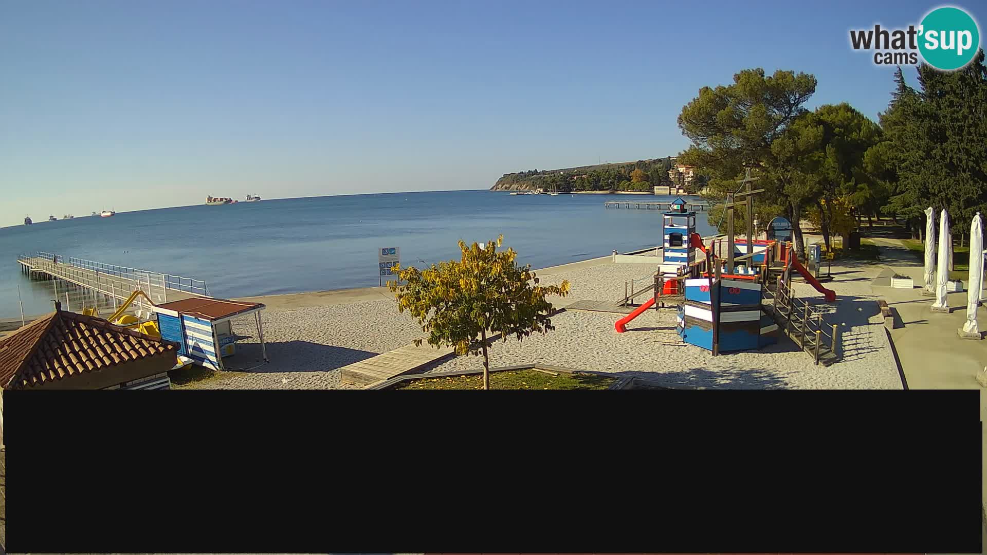 Web kamera uživo Ankaran – Adria Ankaran Hotel & Resort – Slovenija