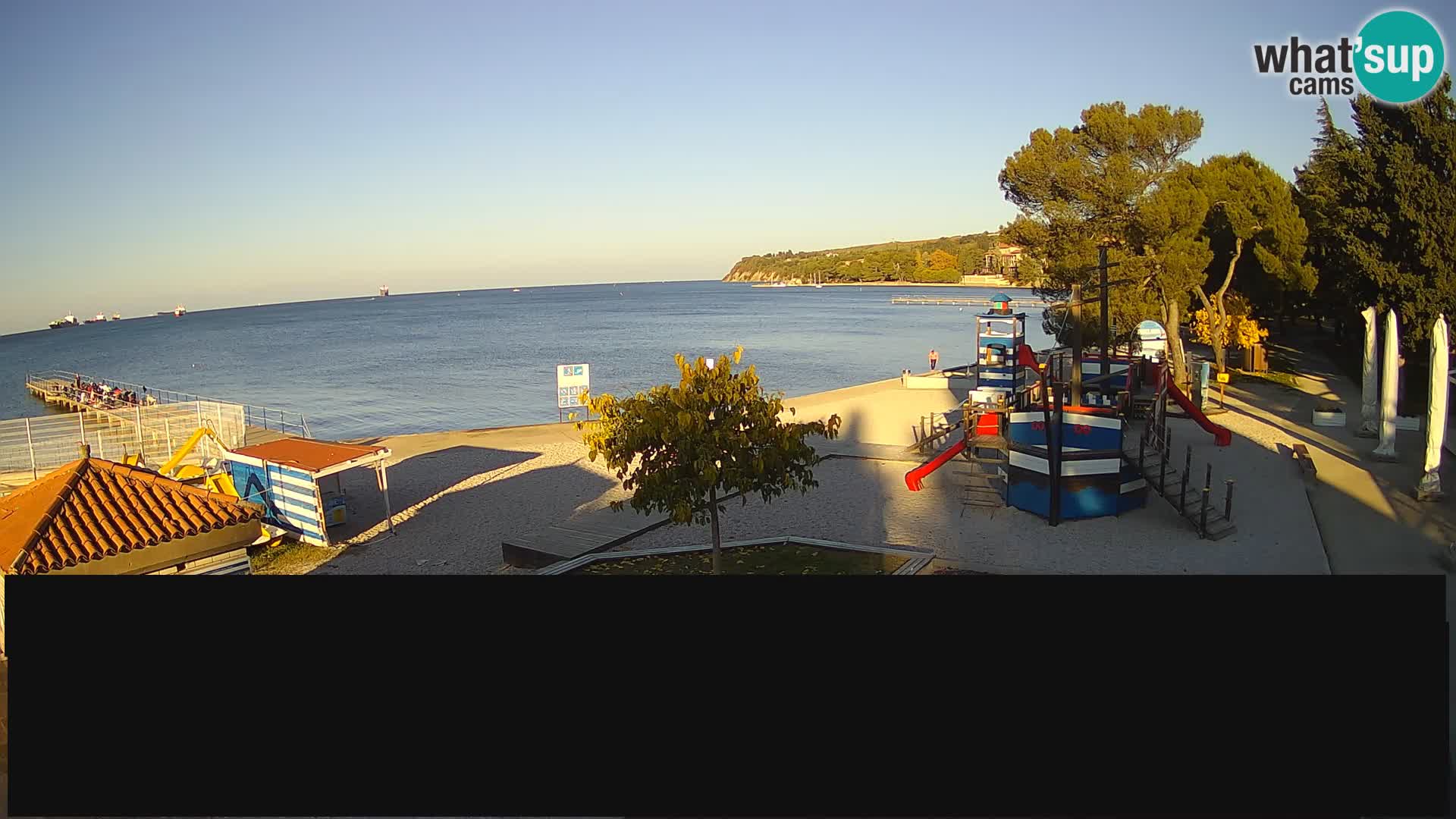 Cámara web en vivo Ankaran – Adria Ankaran Hotel & Resort – Eslovenia