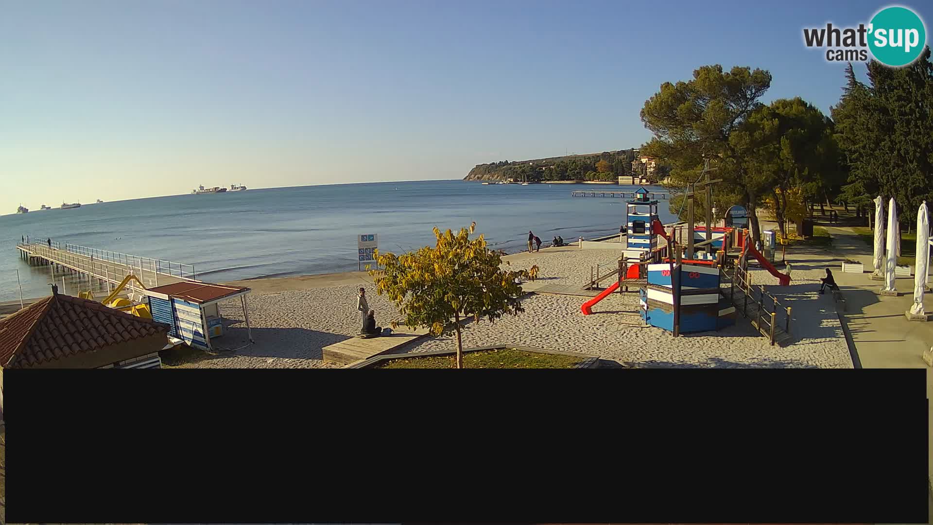 Cámara web en vivo Ankaran – Adria Ankaran Hotel & Resort – Eslovenia