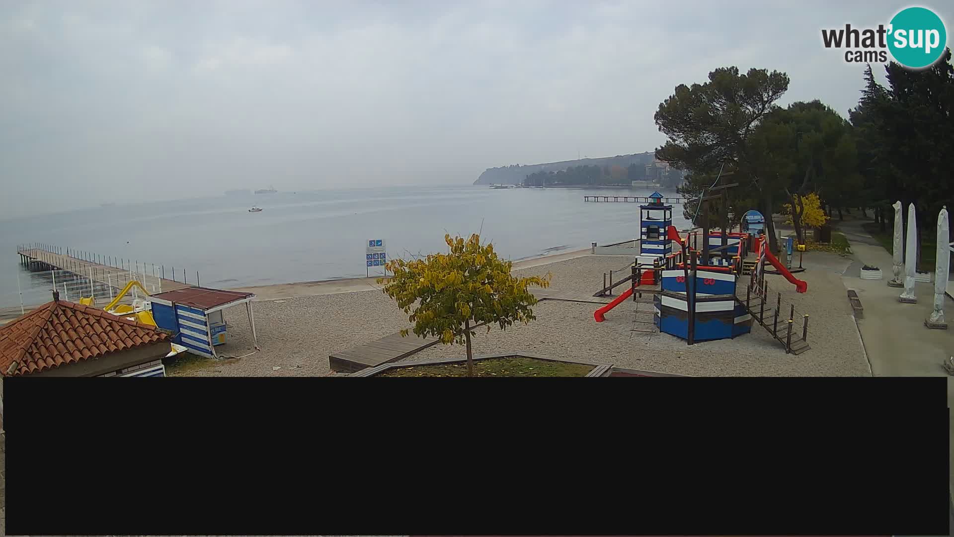 Cámara web en vivo Ankaran – Adria Ankaran Hotel & Resort – Eslovenia