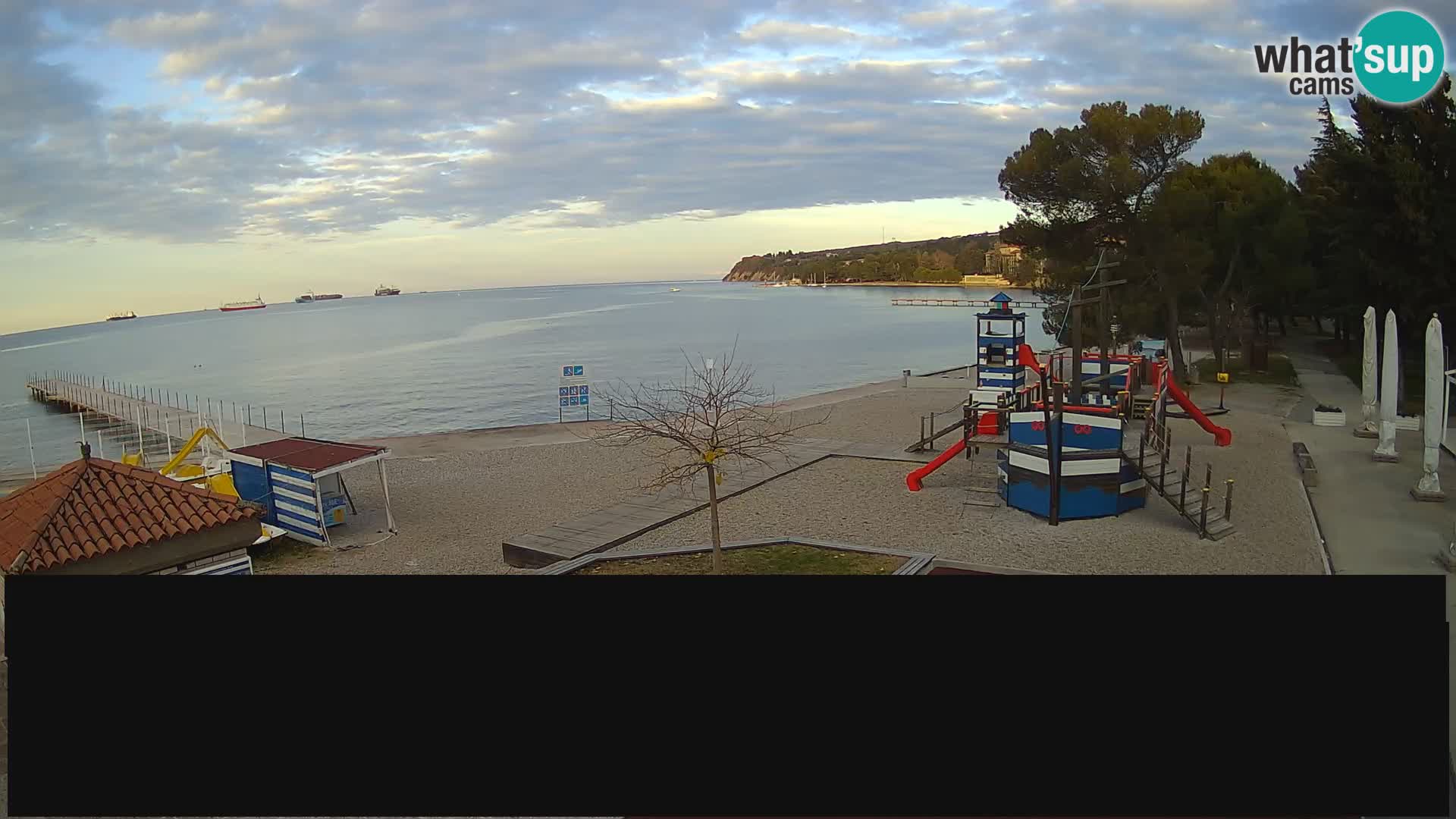 Web kamera uživo Ankaran – Adria Ankaran Hotel & Resort – Slovenija