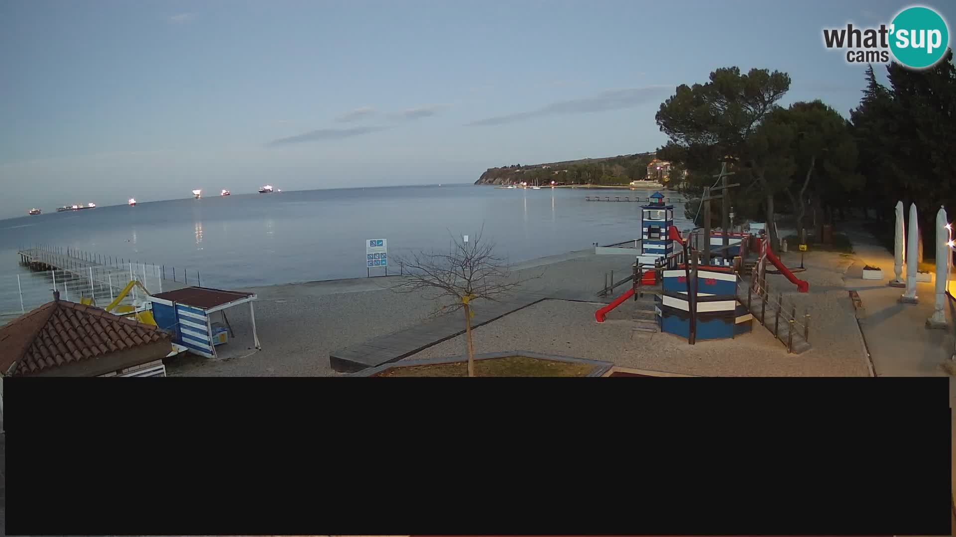 Web kamera uživo Ankaran – Adria Ankaran Hotel & Resort – Slovenija