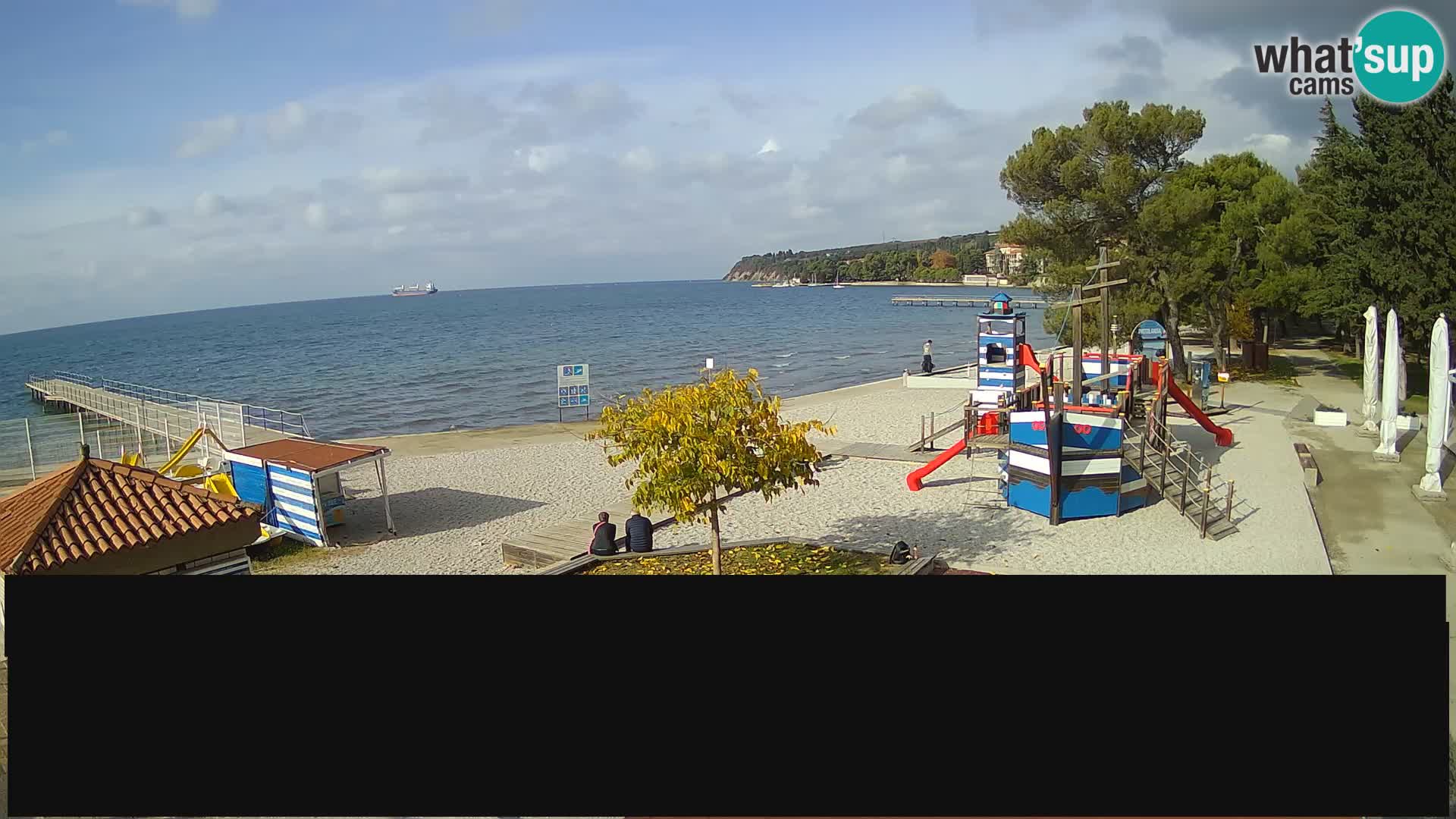 Cámara web en vivo Ankaran – Adria Ankaran Hotel & Resort – Eslovenia