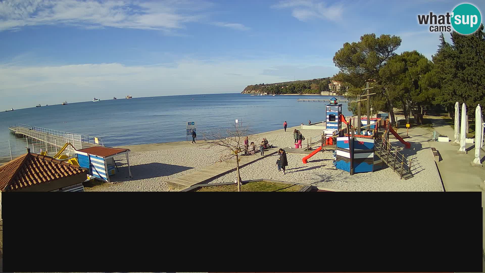 Cámara web en vivo Ankaran – Adria Ankaran Hotel & Resort – Eslovenia