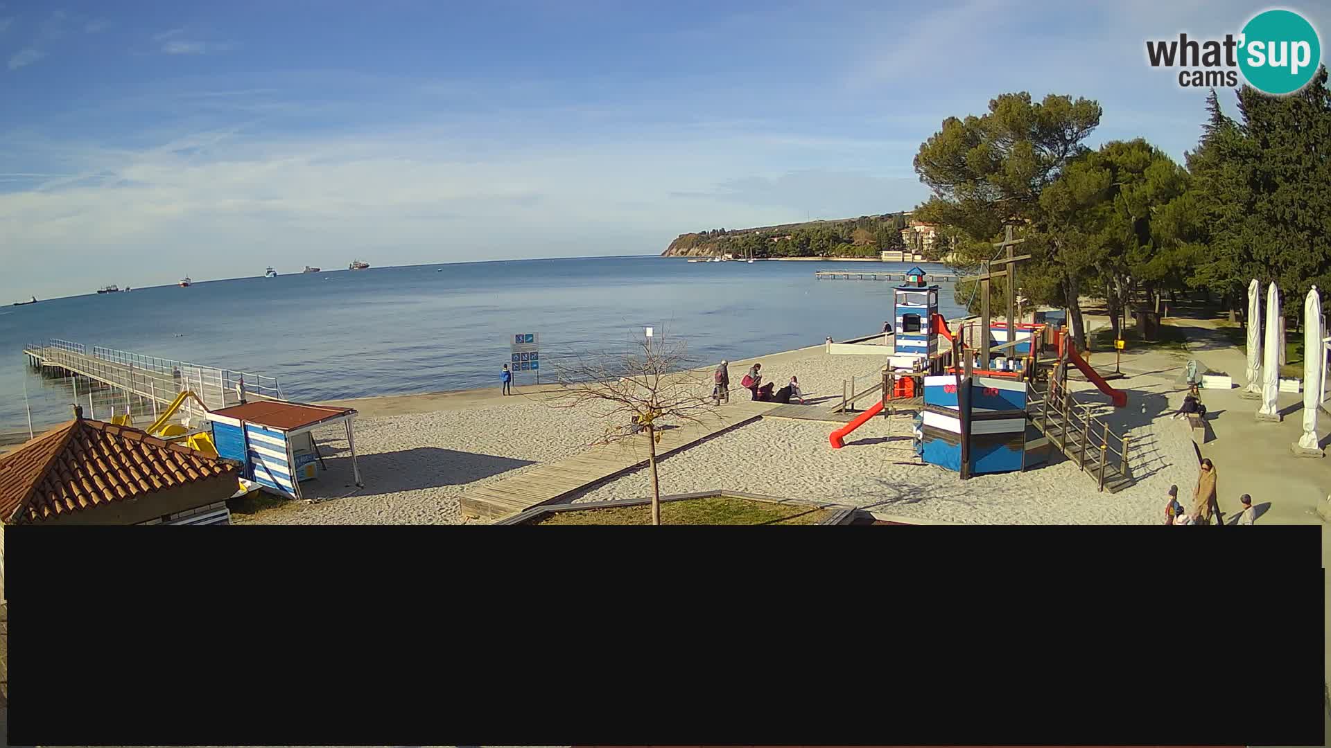 Live webcam Ankaran – Adria Ankaran Hotel & Resort – Slovenia