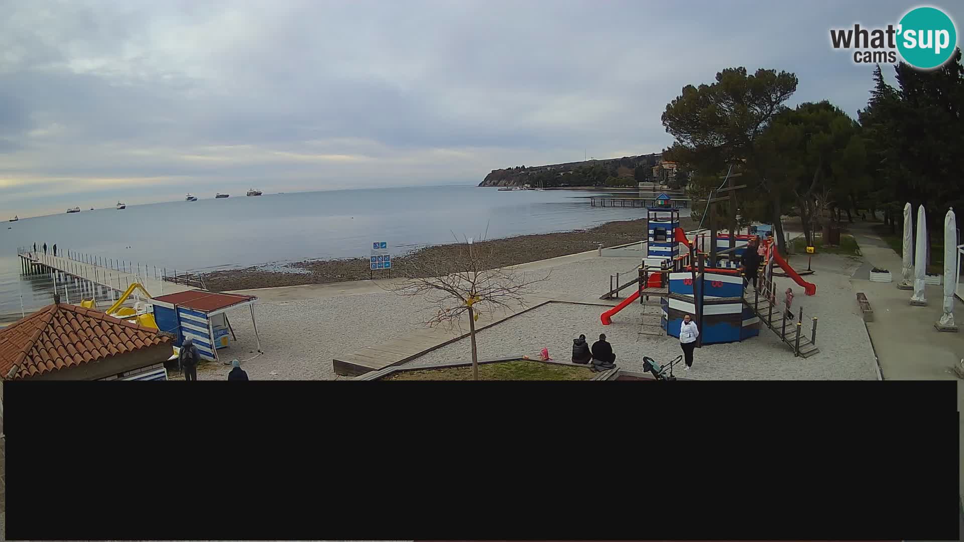 Web kamera uživo Ankaran – Adria Ankaran Hotel & Resort – Slovenija