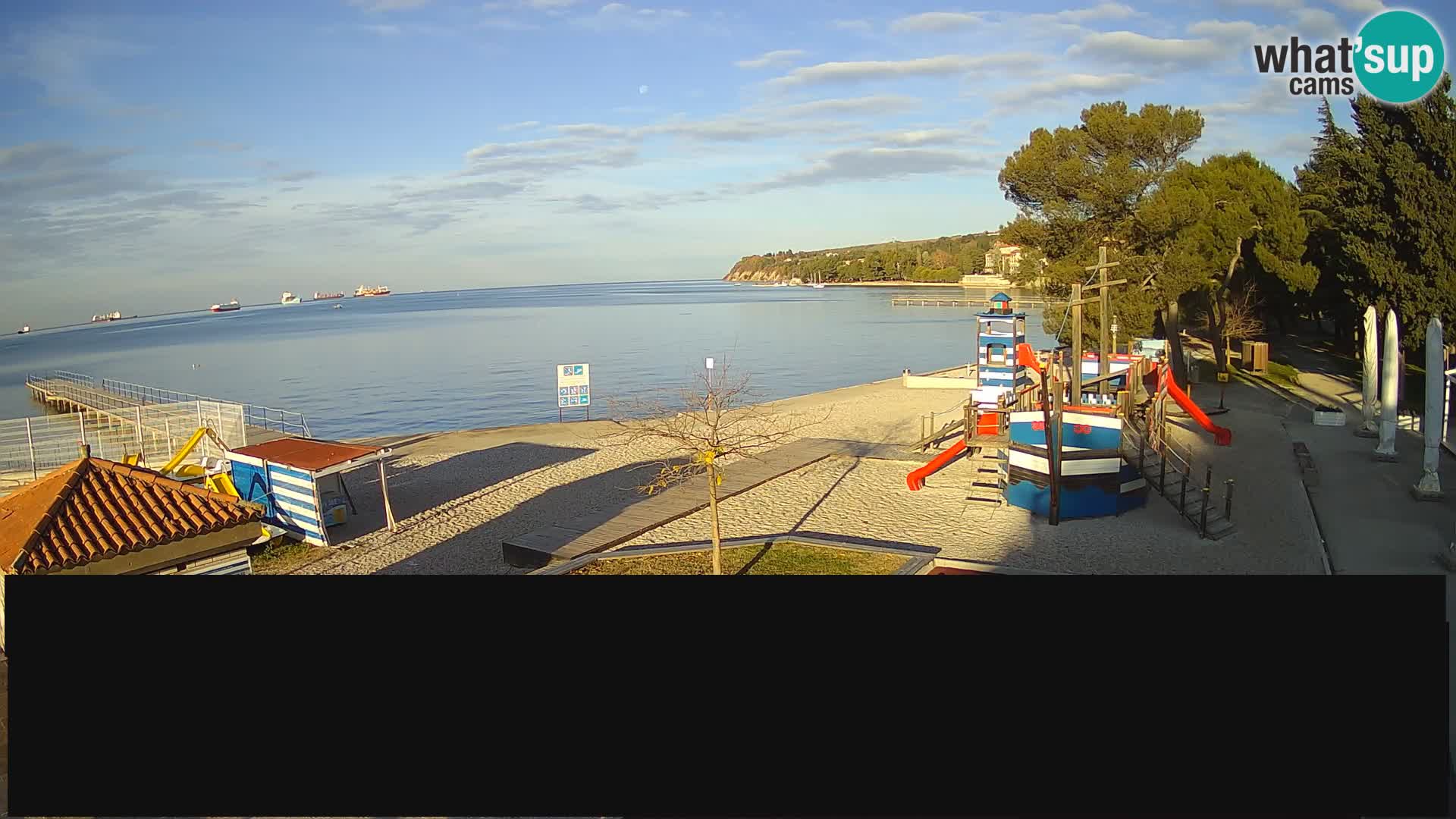 Live webcam Ankaran – Adria Ankaran Hotel & Resort – Slovenia