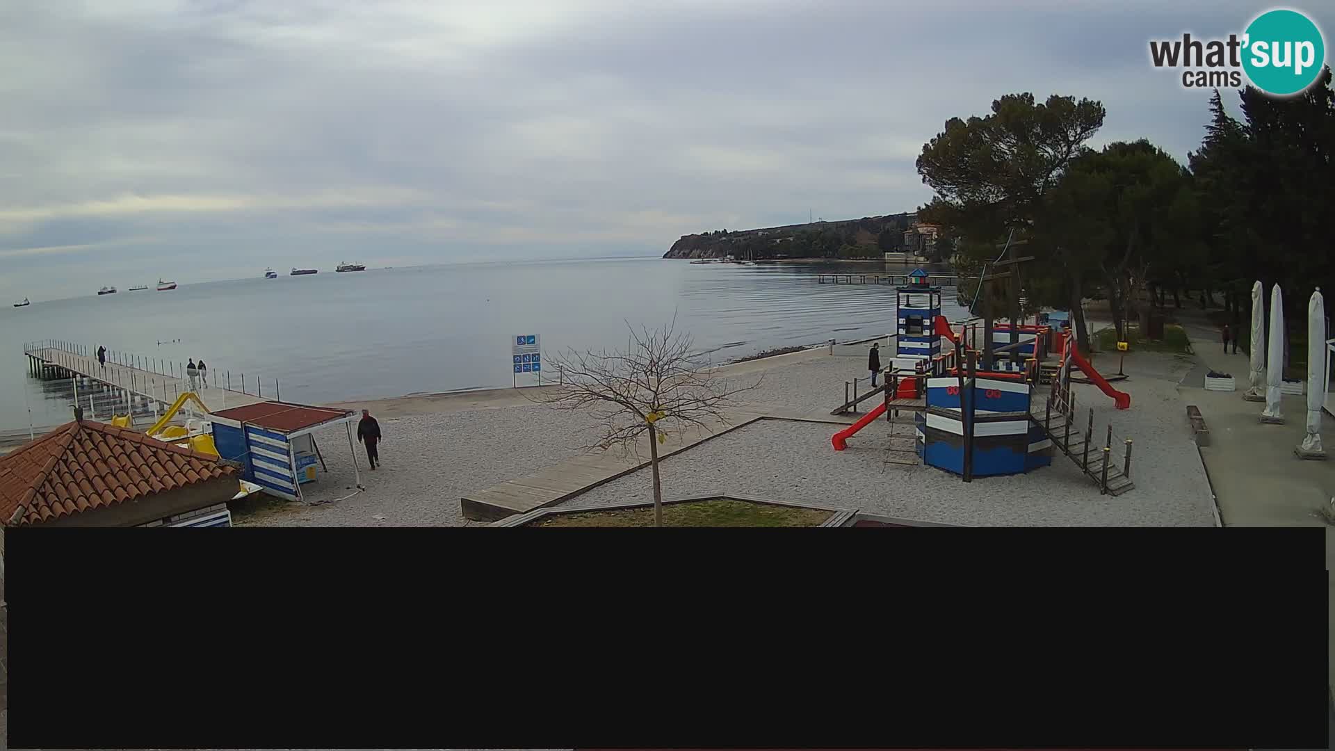 Cámara web en vivo Ankaran – Adria Ankaran Hotel & Resort – Eslovenia