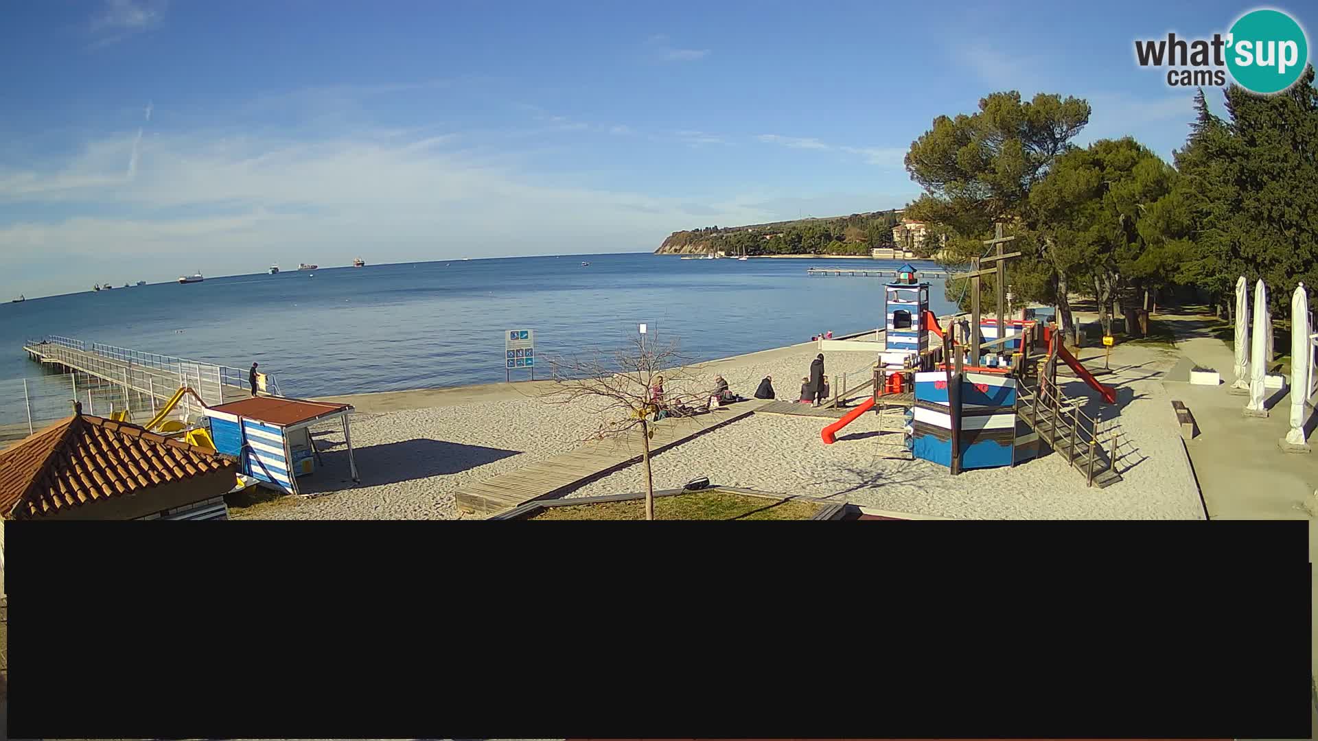 Live webcam Ankaran – Adria Ankaran Hotel & Resort – Slovenia