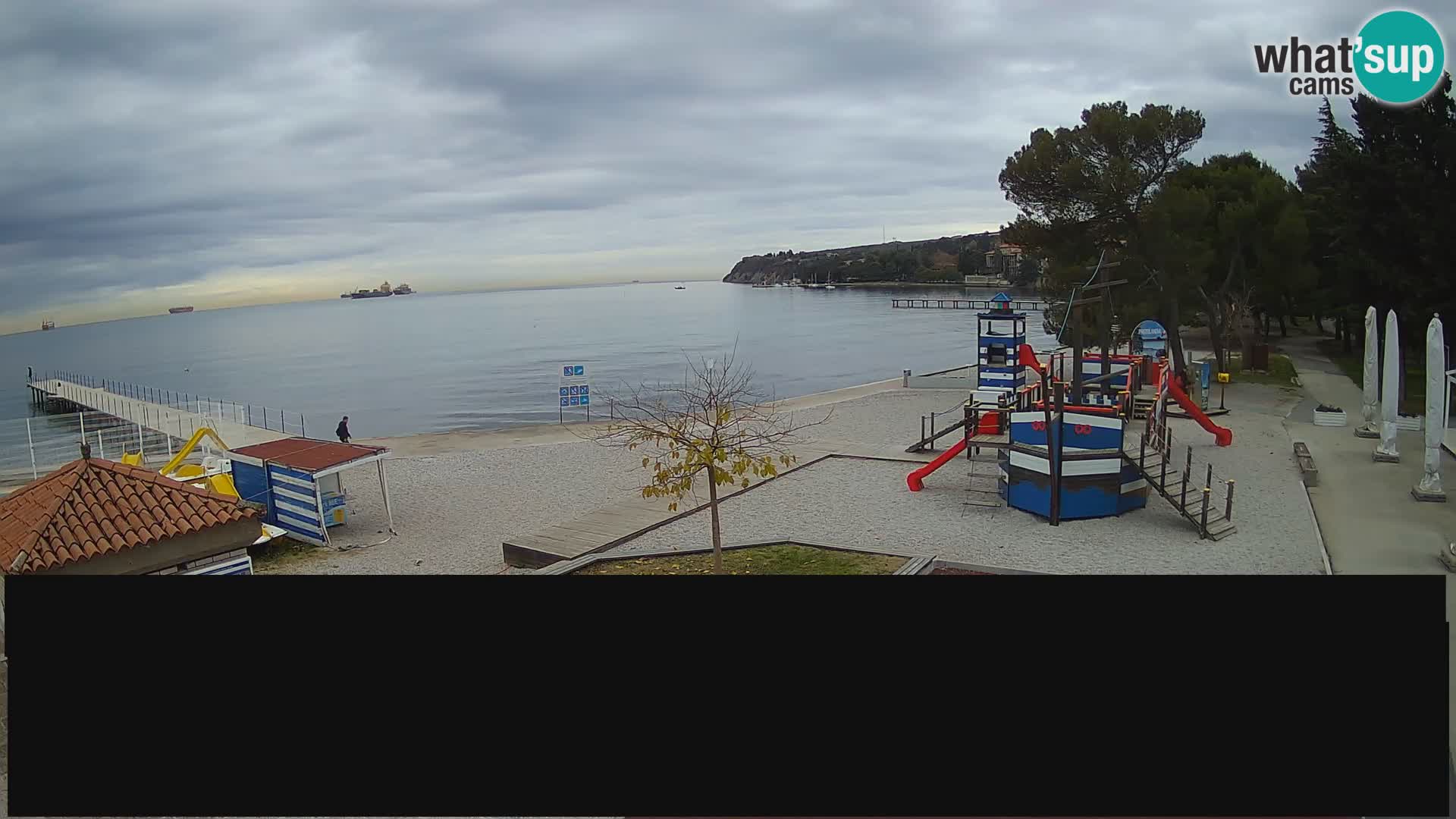 Live webcam Ankaran – Adria Ankaran Hotel & Resort – Slovenia