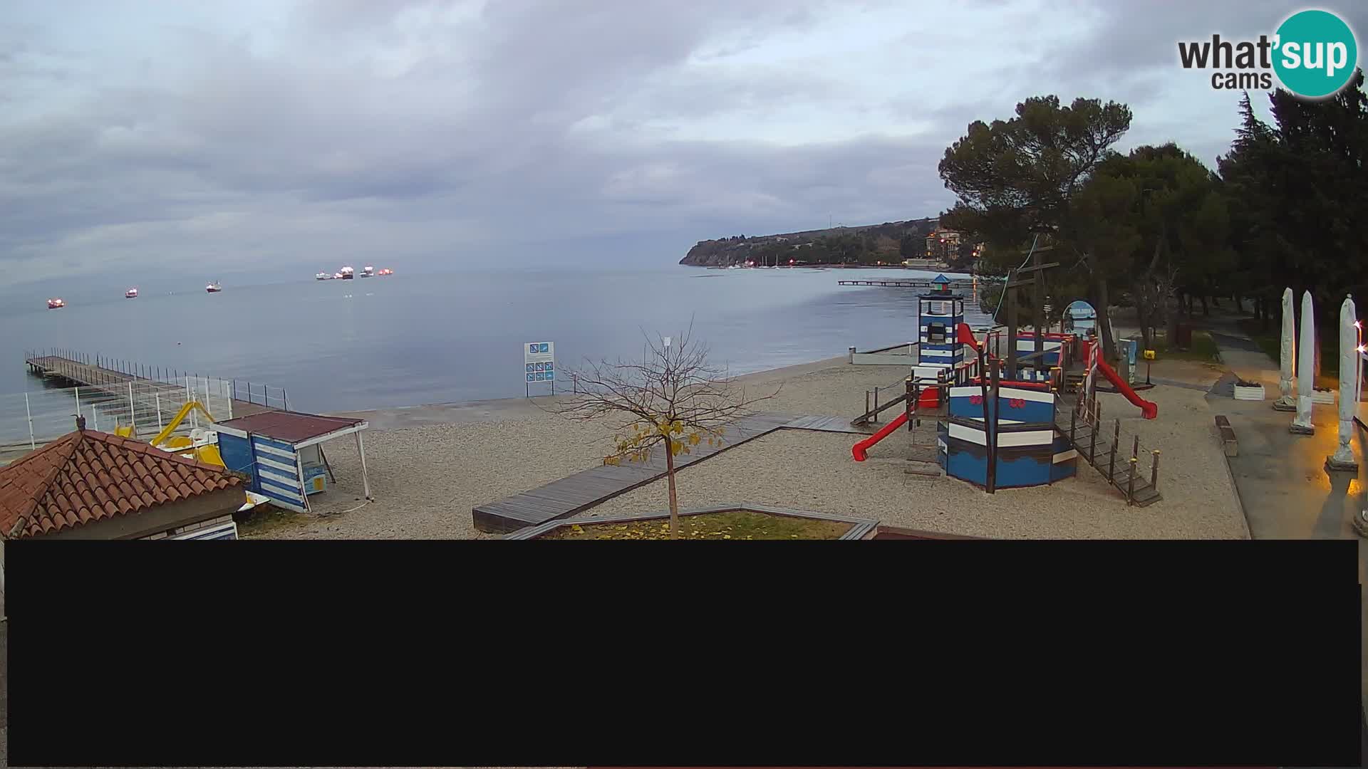 Web kamera uživo Ankaran – Adria Ankaran Hotel & Resort – Slovenija