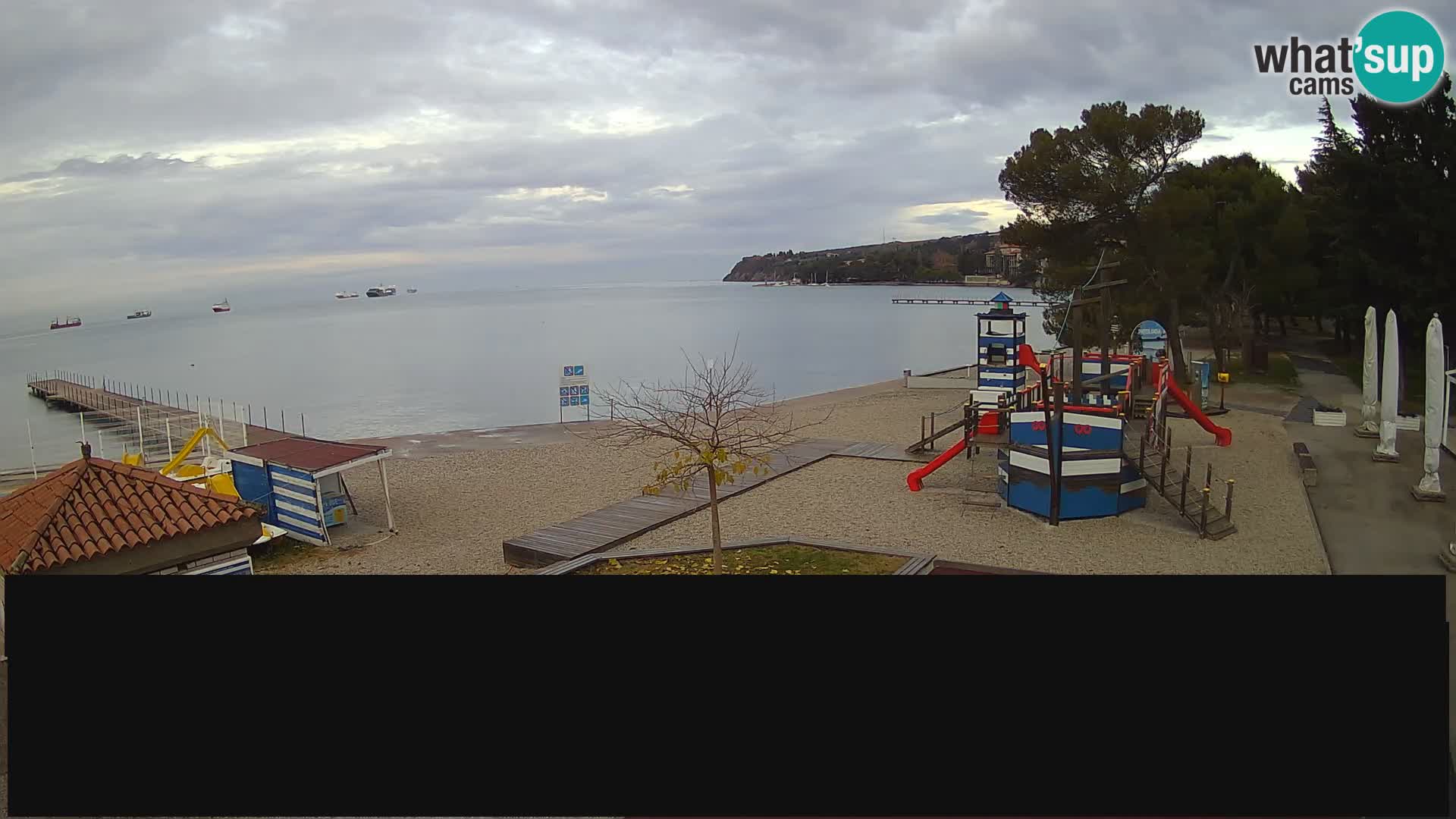 Web kamera uživo Ankaran – Adria Ankaran Hotel & Resort – Slovenija