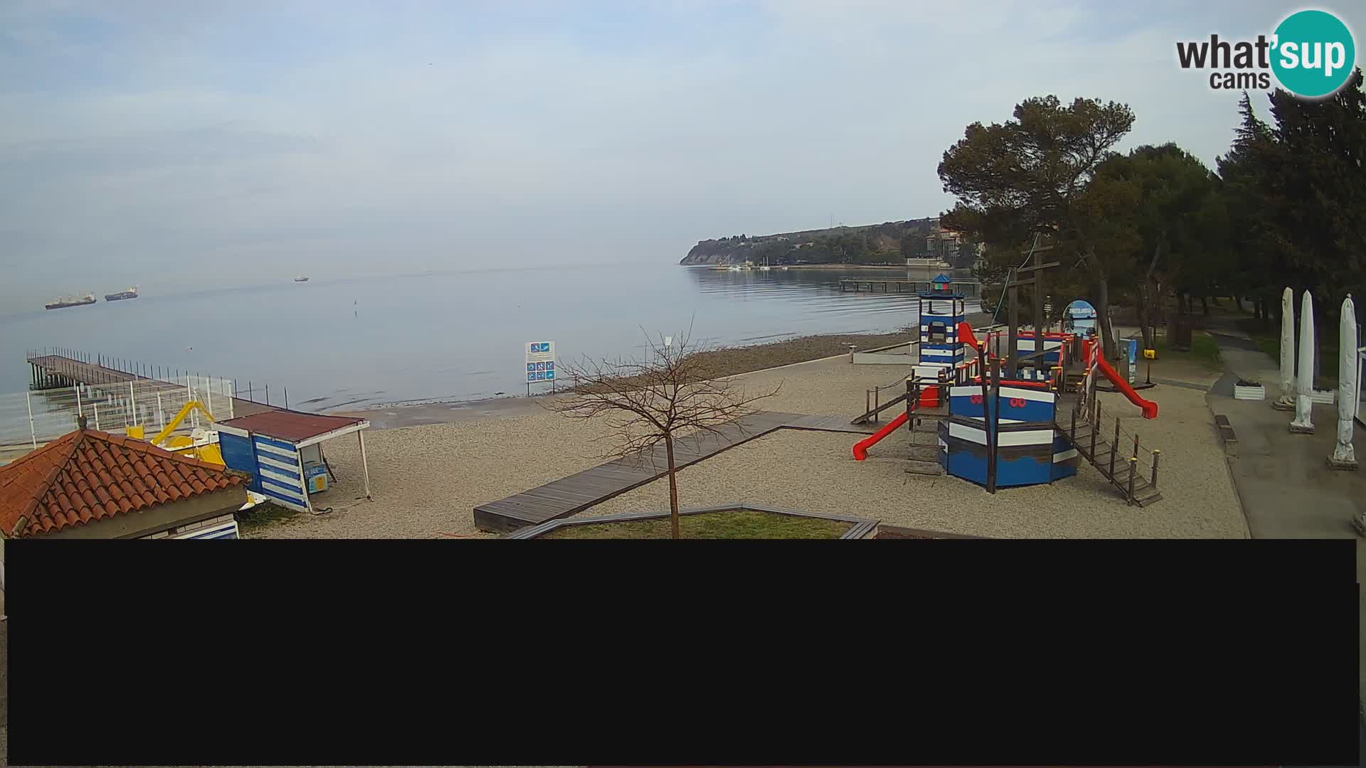 Web kamera uživo Ankaran – Adria Ankaran Hotel & Resort – Slovenija