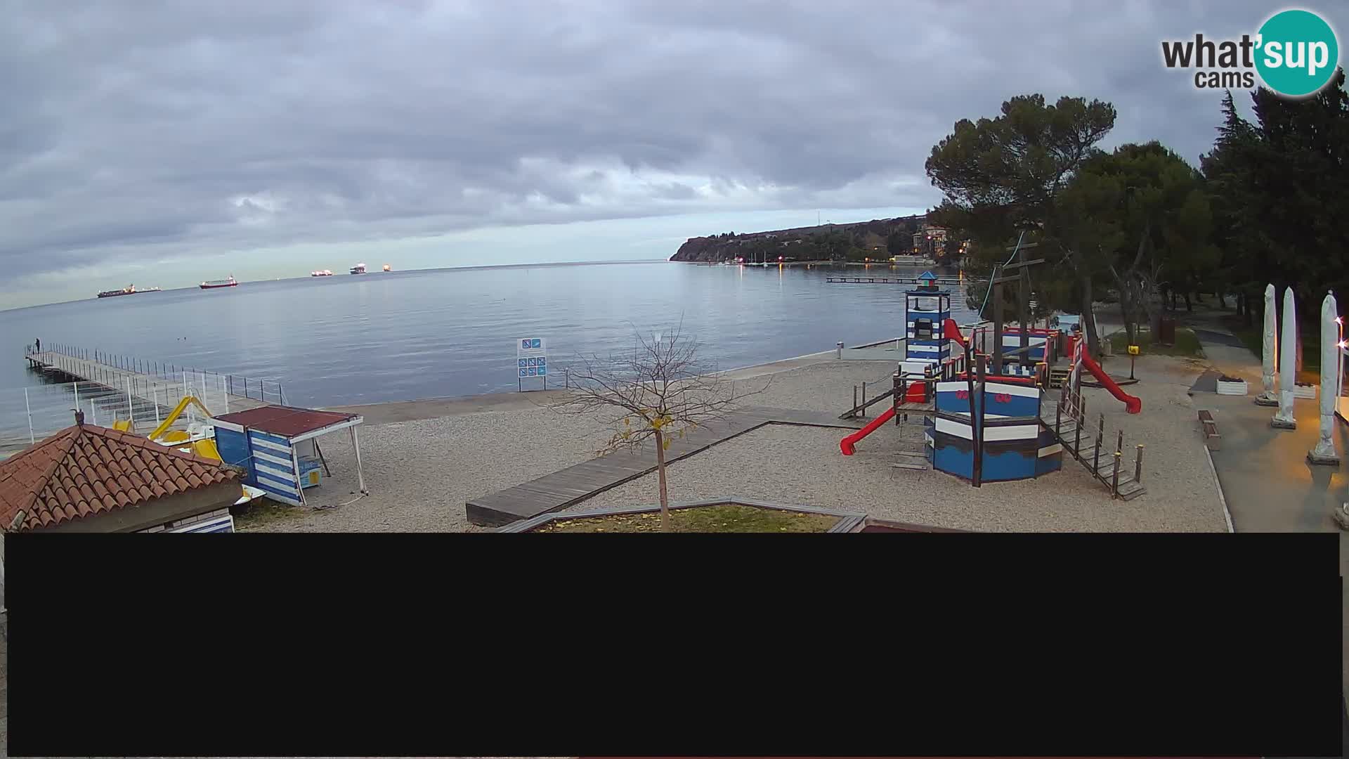 Webcam en direct Ankaran – Adria Ankaran Hotel & Resort – Slovénie