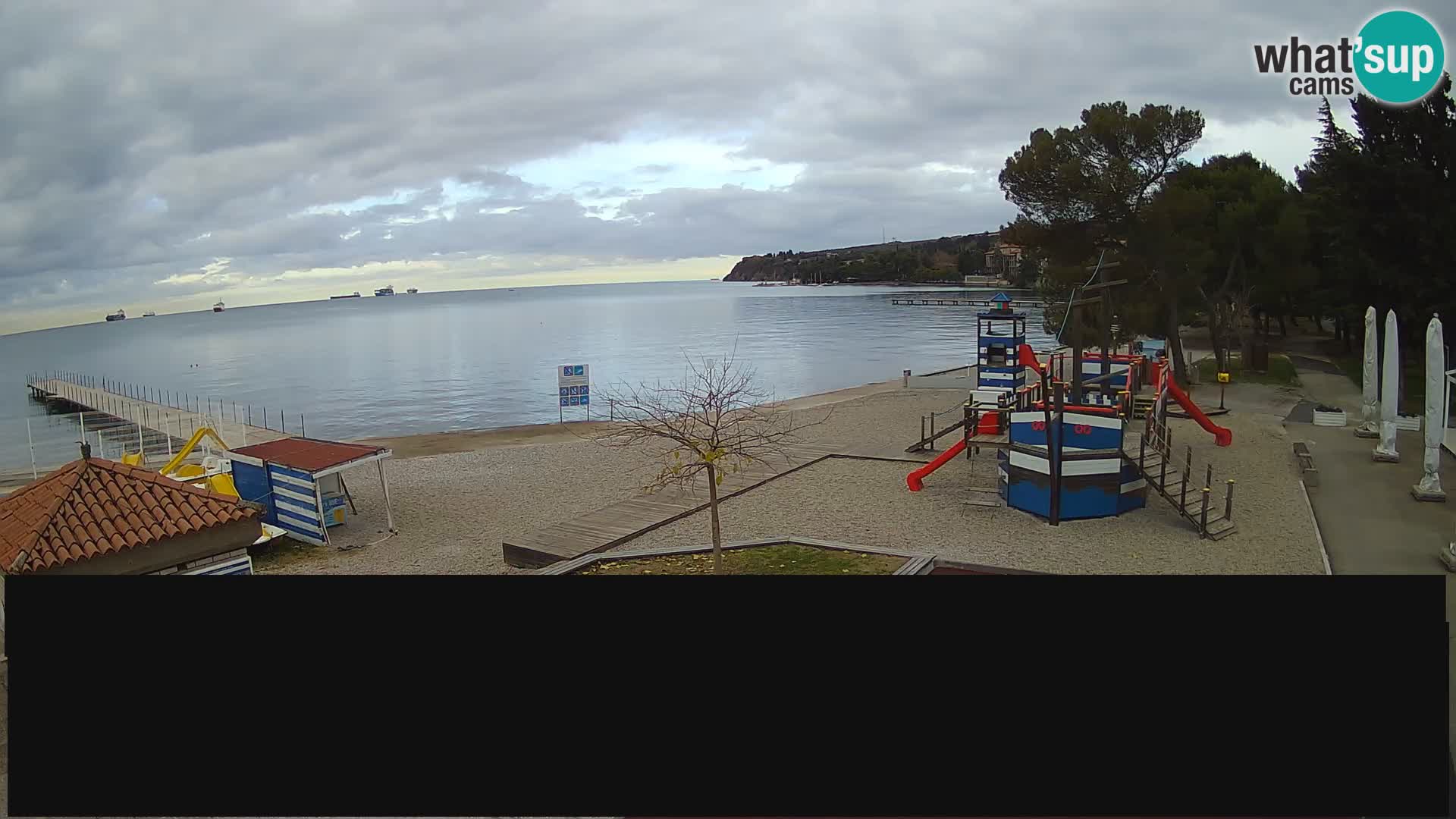 Web kamera uživo Ankaran – Adria Ankaran Hotel & Resort – Slovenija