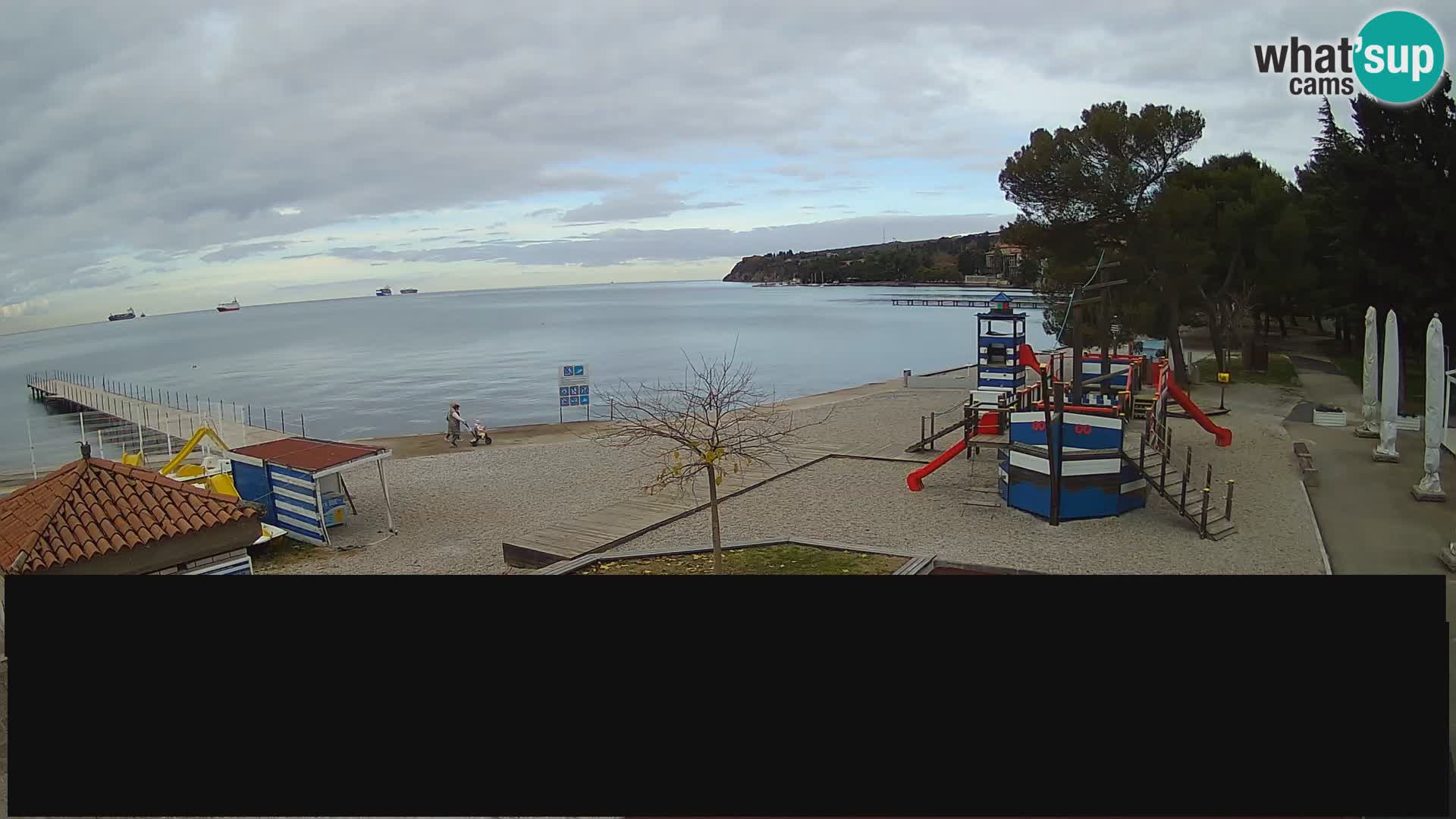 Cámara web en vivo Ankaran – Adria Ankaran Hotel & Resort – Eslovenia