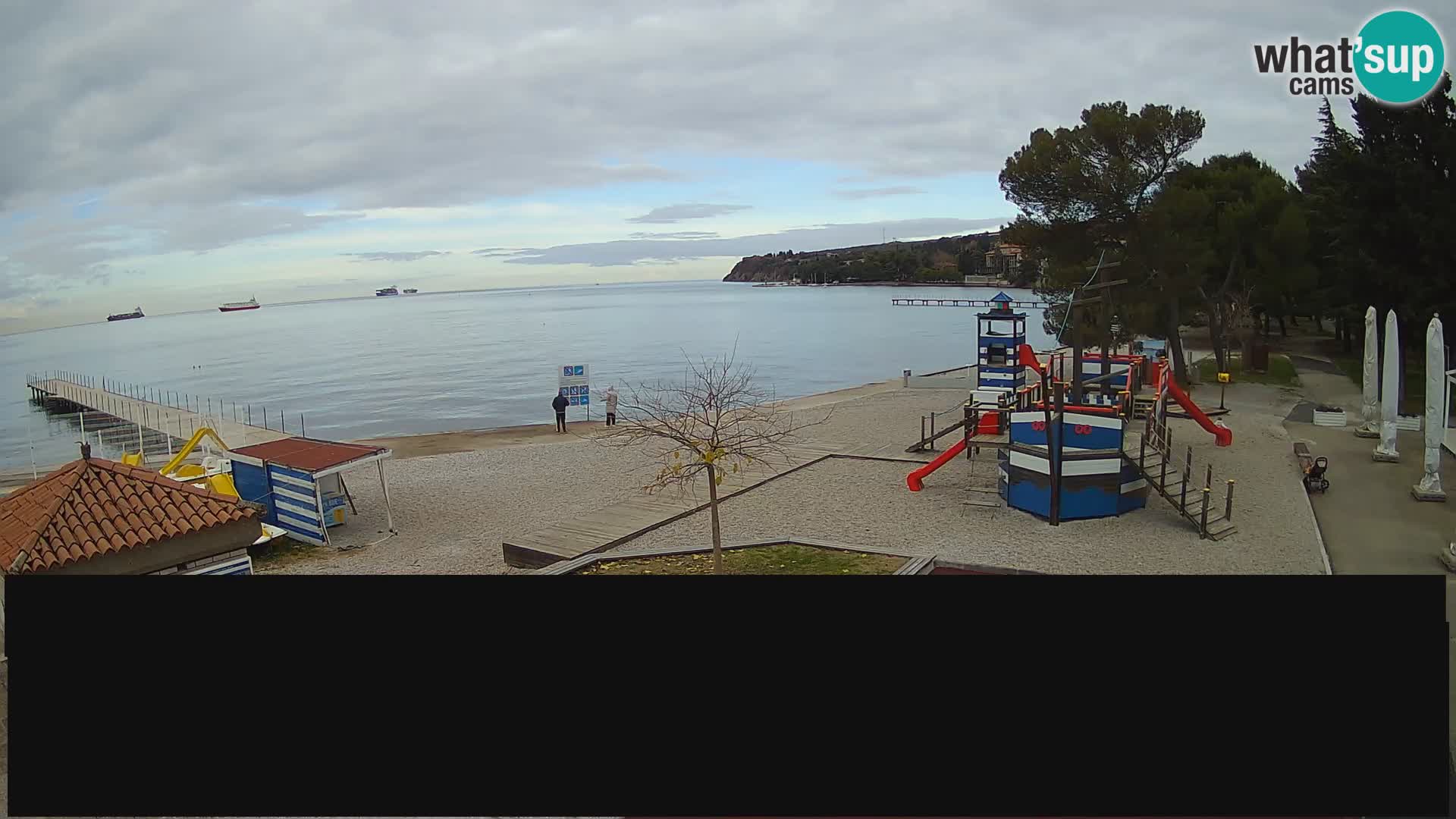 Cámara web en vivo Ankaran – Adria Ankaran Hotel & Resort – Eslovenia