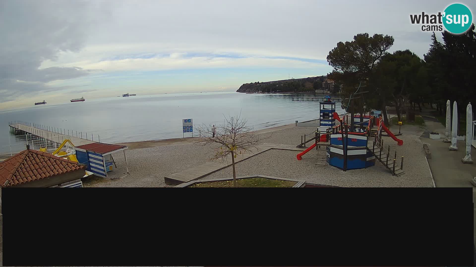 Cámara web en vivo Ankaran – Adria Ankaran Hotel & Resort – Eslovenia