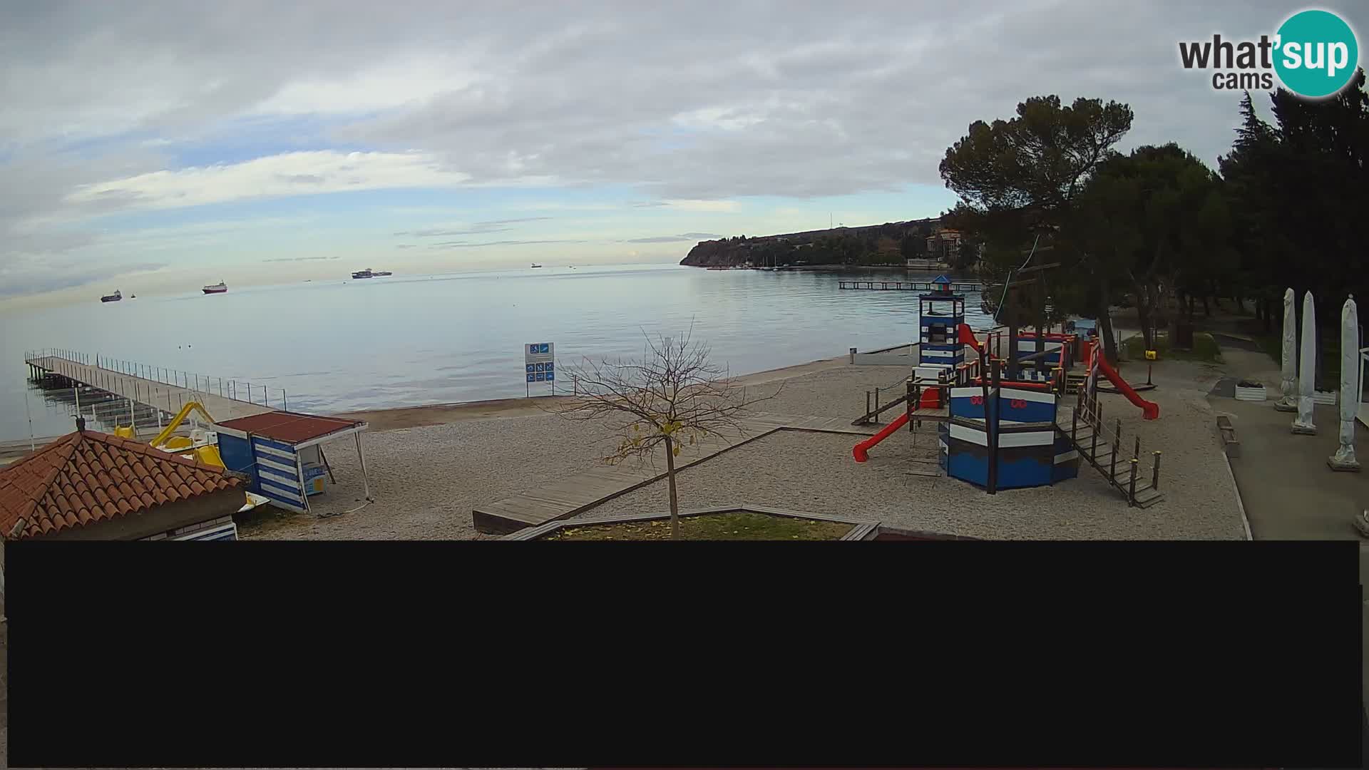 Cámara web en vivo Ankaran – Adria Ankaran Hotel & Resort – Eslovenia