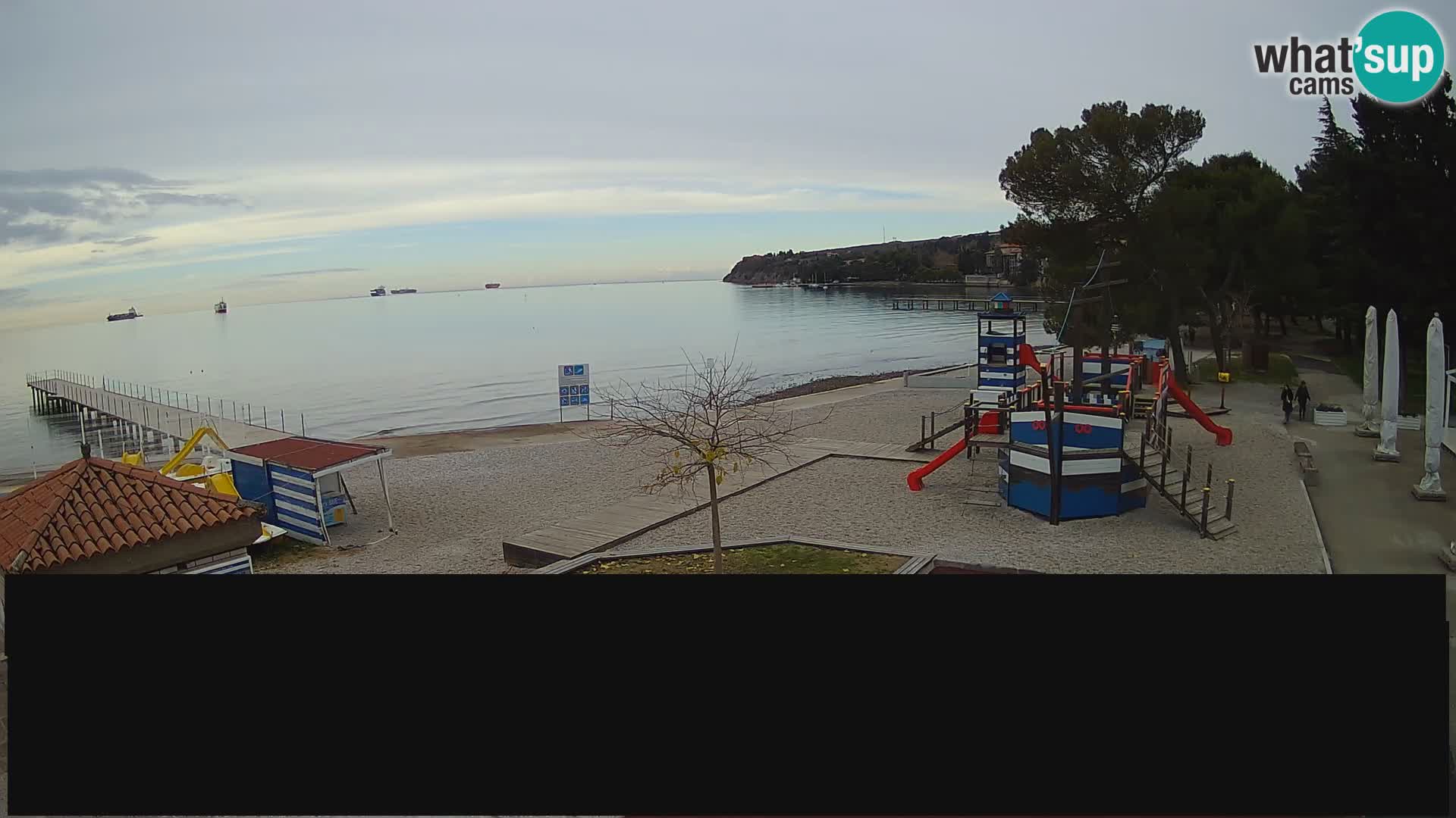 Cámara web en vivo Ankaran – Adria Ankaran Hotel & Resort – Eslovenia