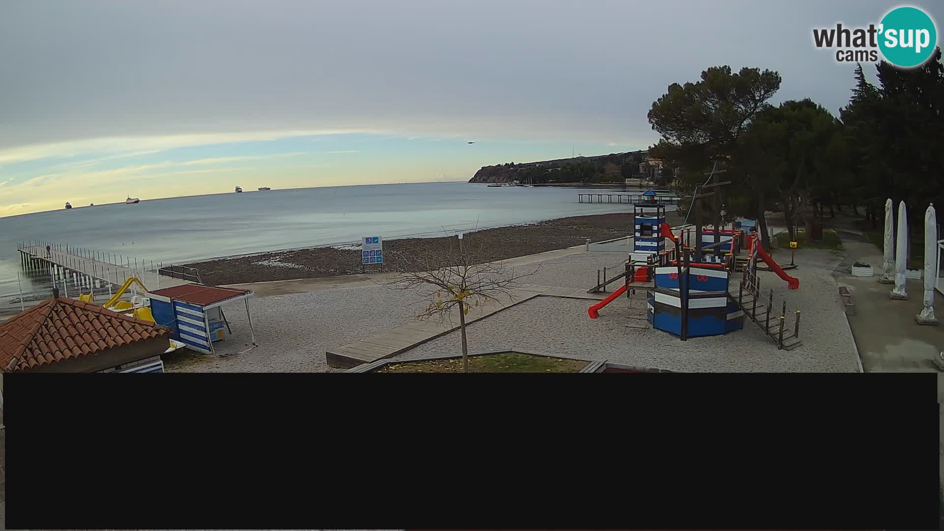 Web kamera uživo Ankaran – Adria Ankaran Hotel & Resort – Slovenija