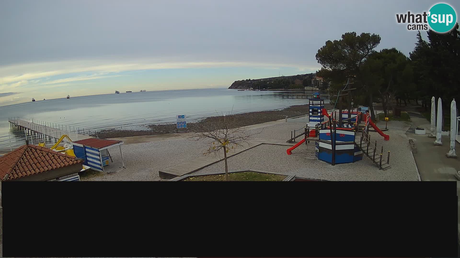 Live webcam Ankaran – Adria Ankaran Hotel & Resort – Slovenia