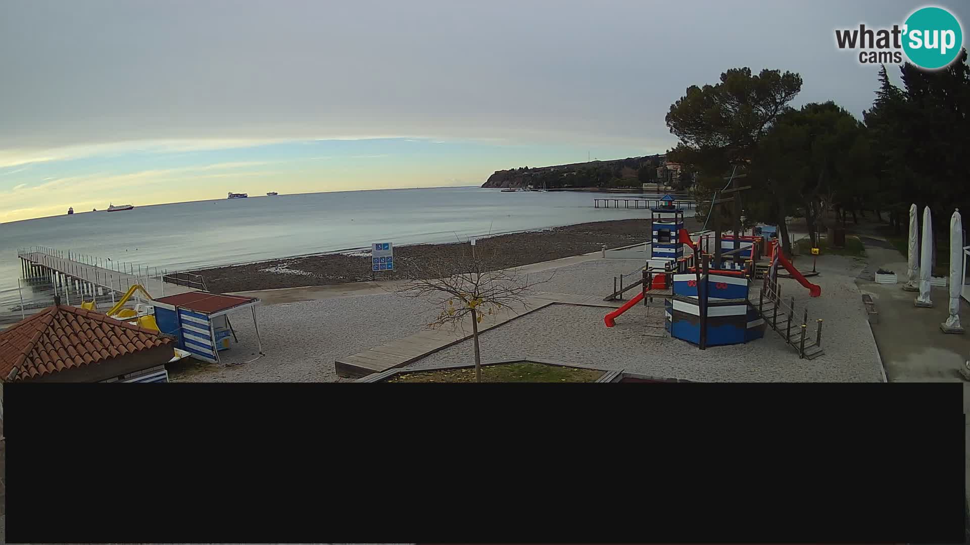 Cámara web en vivo Ankaran – Adria Ankaran Hotel & Resort – Eslovenia