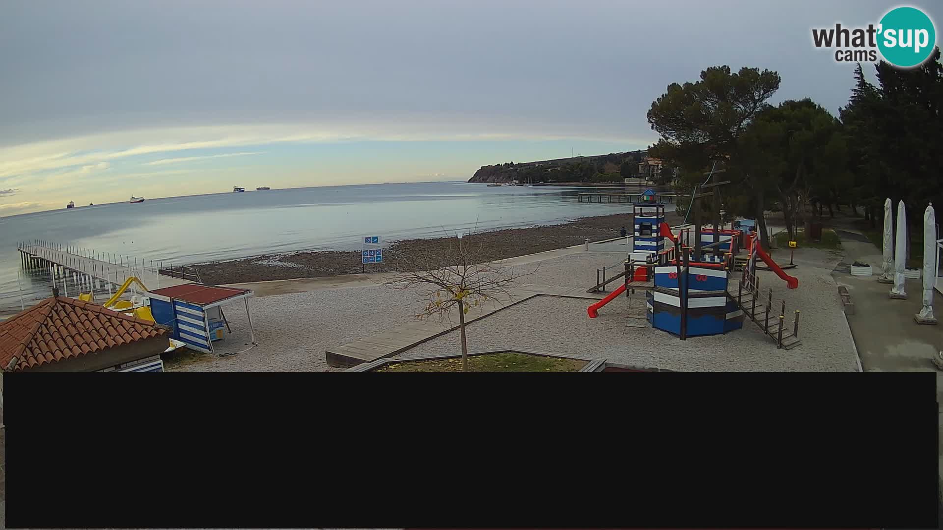 Cámara web en vivo Ankaran – Adria Ankaran Hotel & Resort – Eslovenia