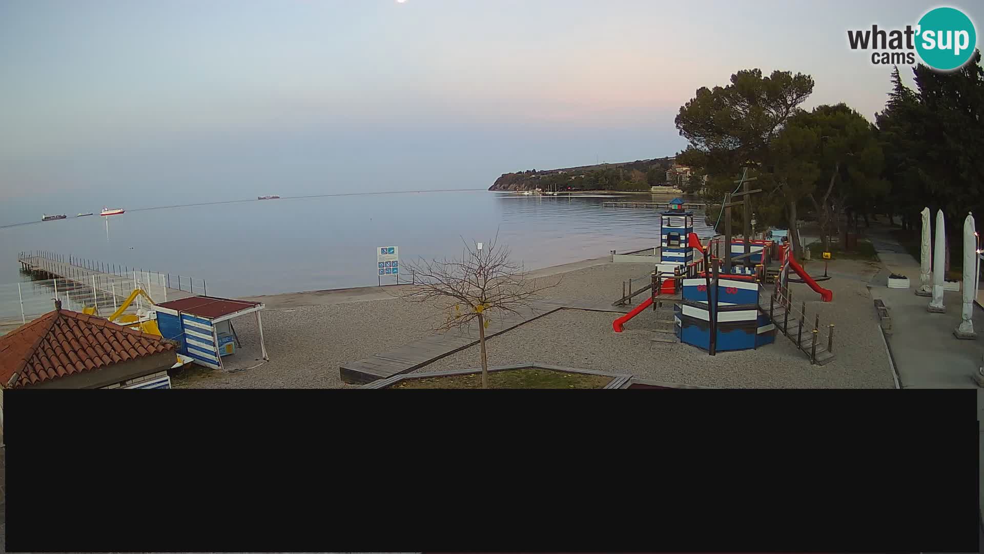 Webcam en direct Ankaran – Adria Ankaran Hotel & Resort – Slovénie