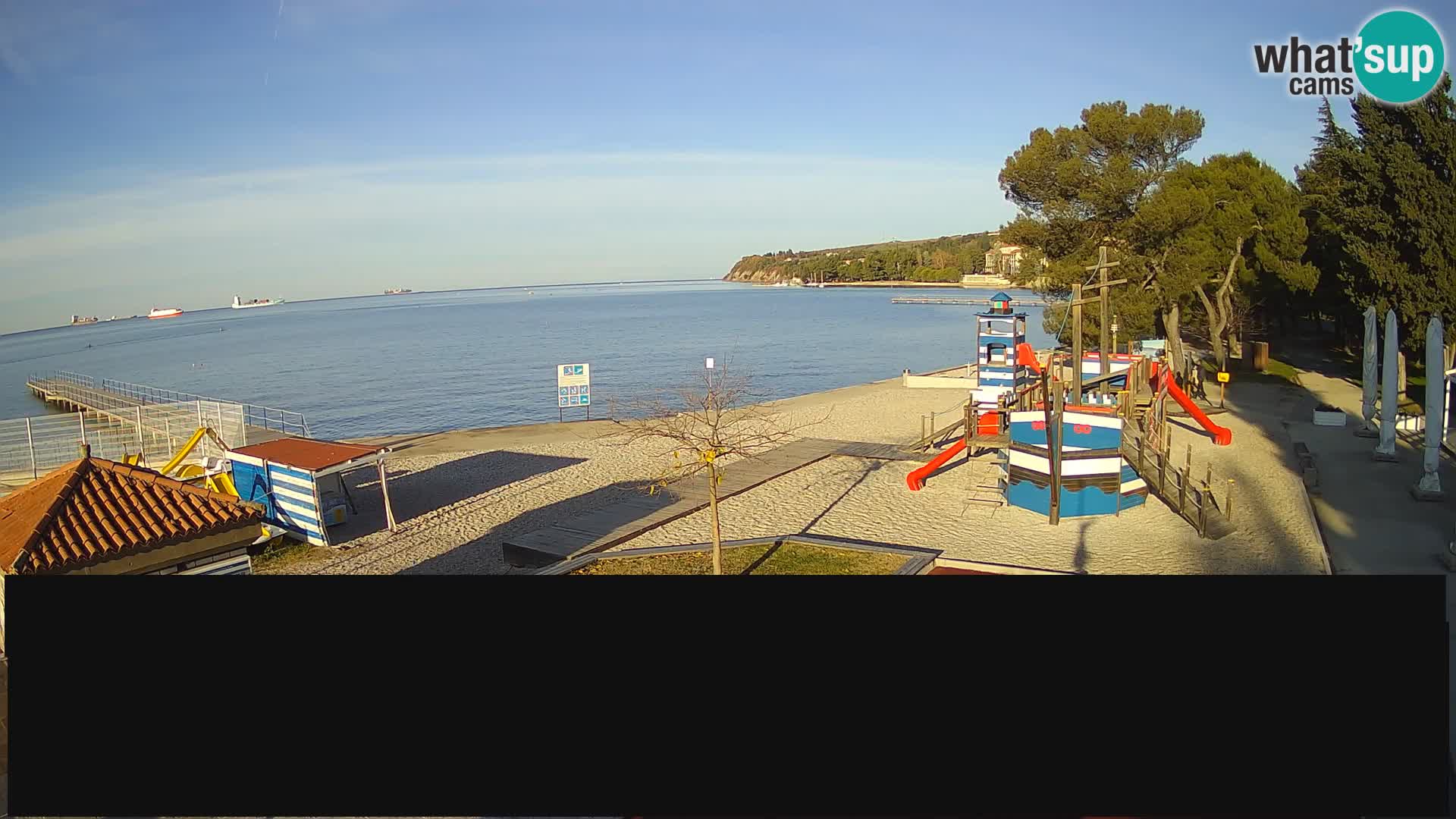 Cámara web en vivo Ankaran – Adria Ankaran Hotel & Resort – Eslovenia