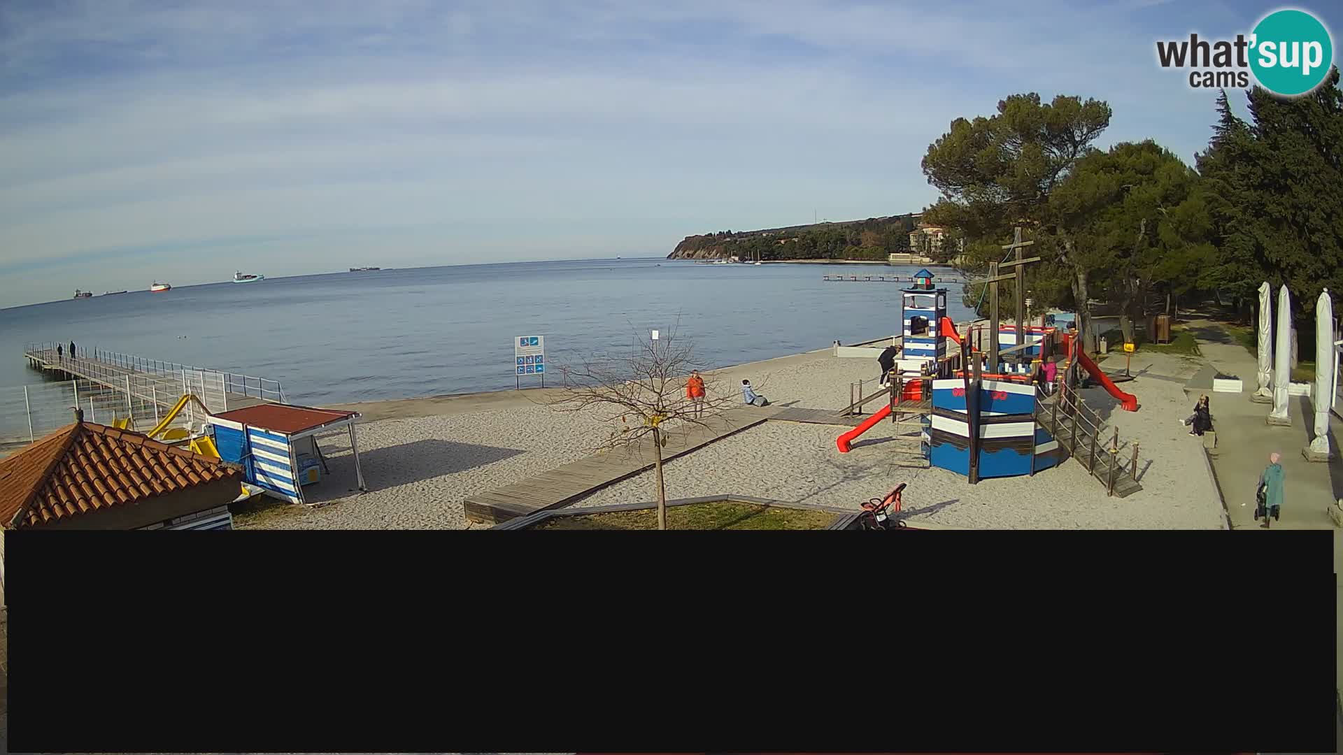 Cámara web en vivo Ankaran – Adria Ankaran Hotel & Resort – Eslovenia