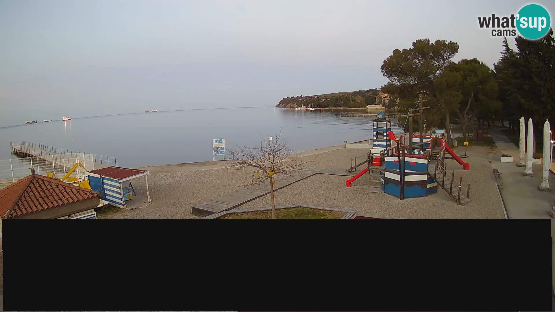 Cámara web en vivo Ankaran – Adria Ankaran Hotel & Resort – Eslovenia