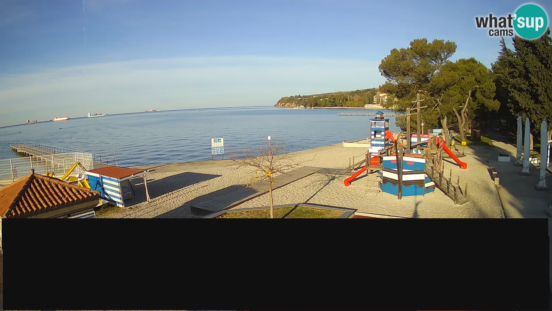 Live webcam Ankaran – Adria Ankaran Hotel & Resort – Slovenia