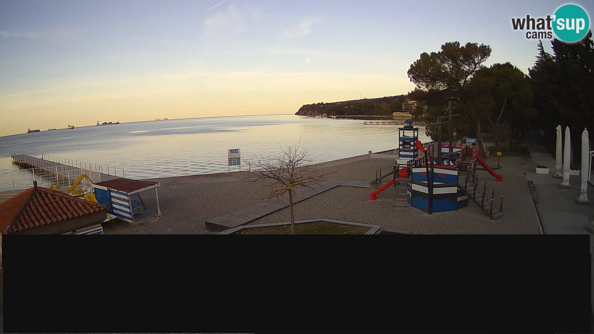 Cámara web en vivo Ankaran – Adria Ankaran Hotel & Resort – Eslovenia