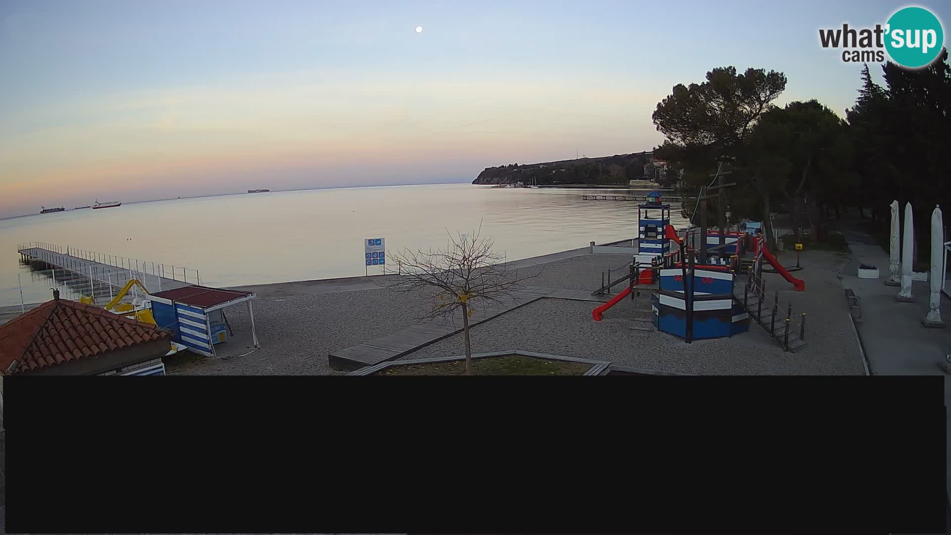 Cámara web en vivo Ankaran – Adria Ankaran Hotel & Resort – Eslovenia