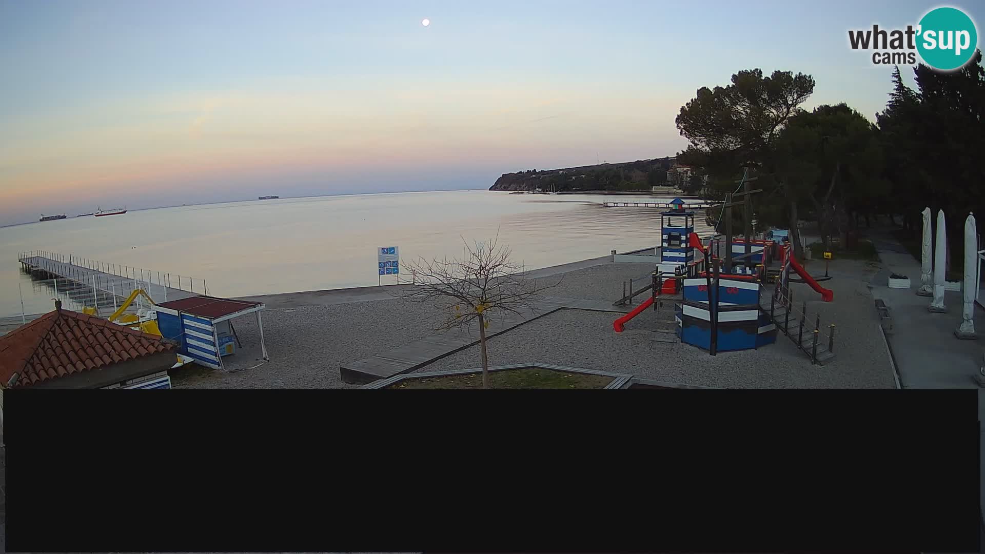 Cámara web en vivo Ankaran – Adria Ankaran Hotel & Resort – Eslovenia