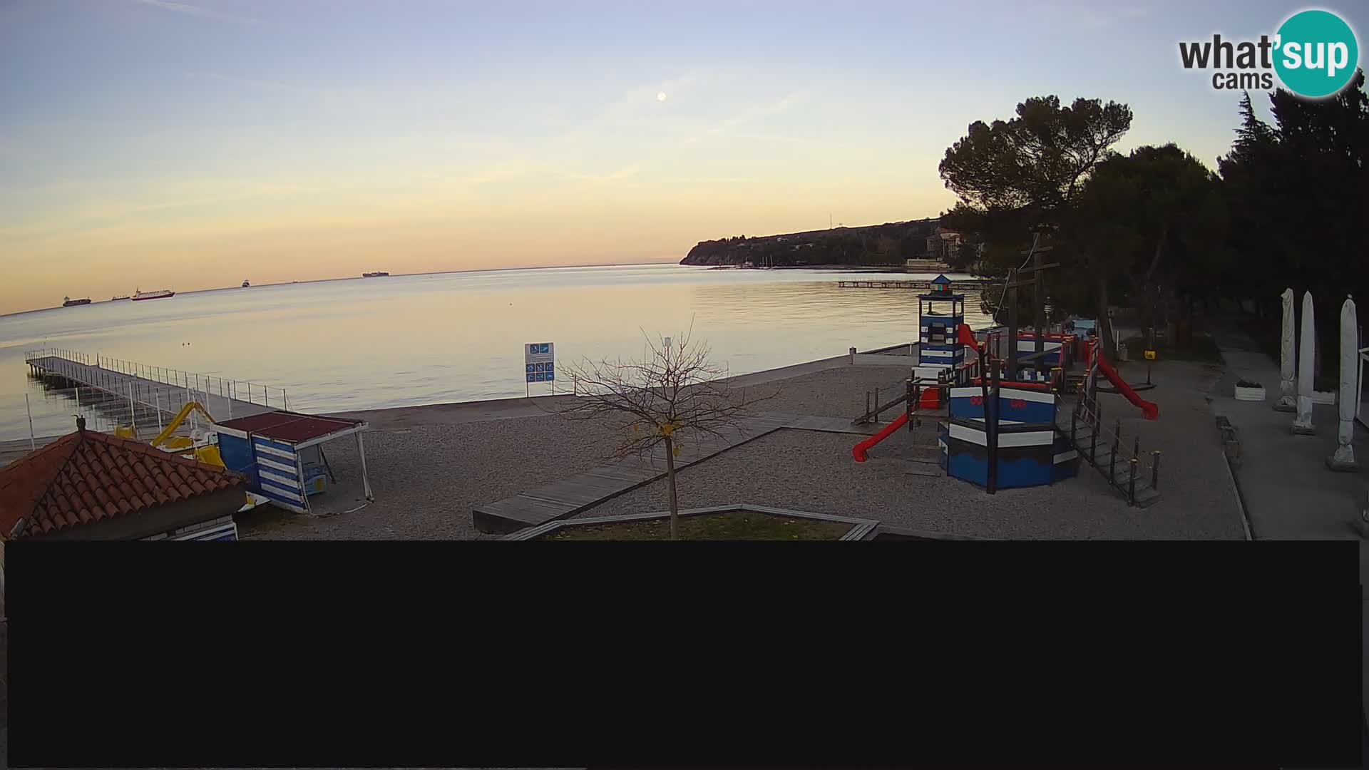 Cámara web en vivo Ankaran – Adria Ankaran Hotel & Resort – Eslovenia