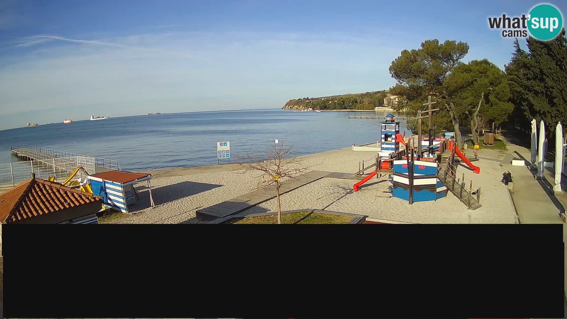 Web kamera uživo Ankaran – Adria Ankaran Hotel & Resort – Slovenija