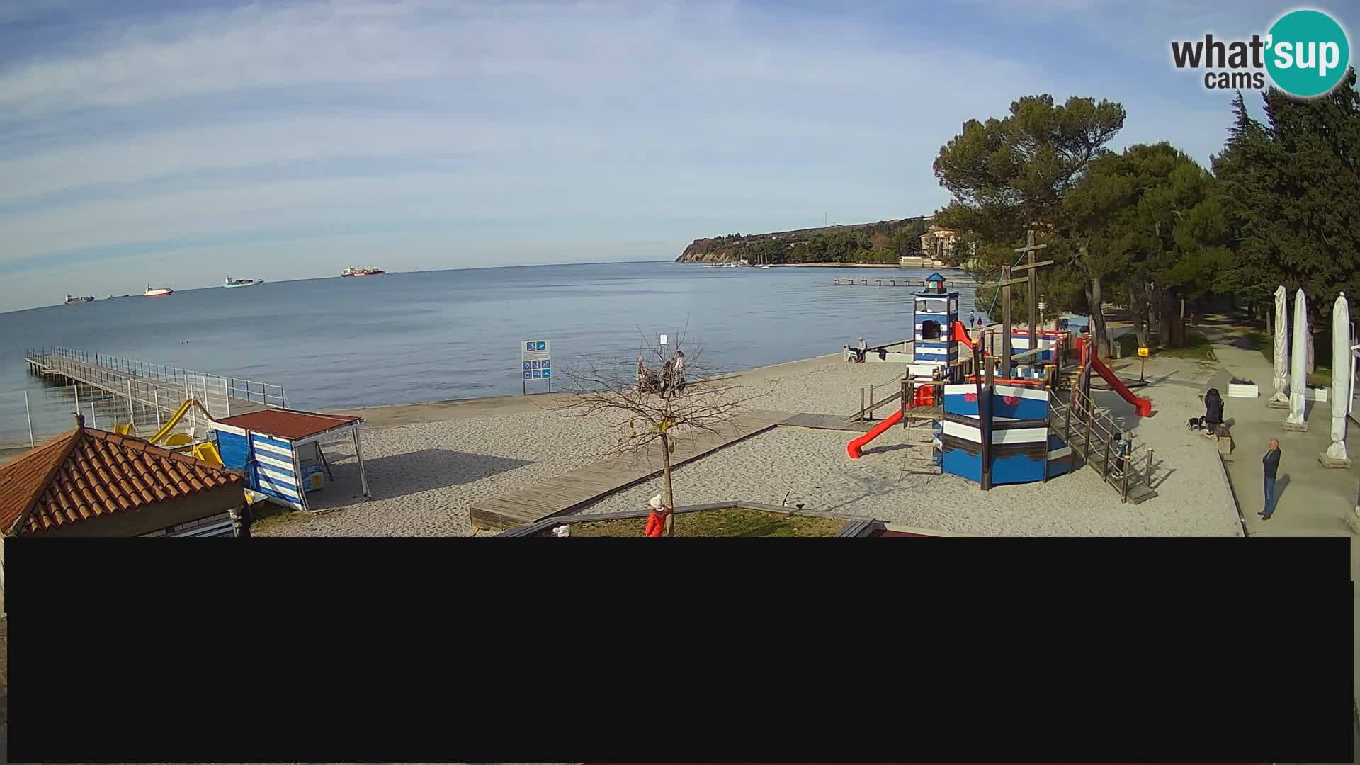 Cámara web en vivo Ankaran – Adria Ankaran Hotel & Resort – Eslovenia