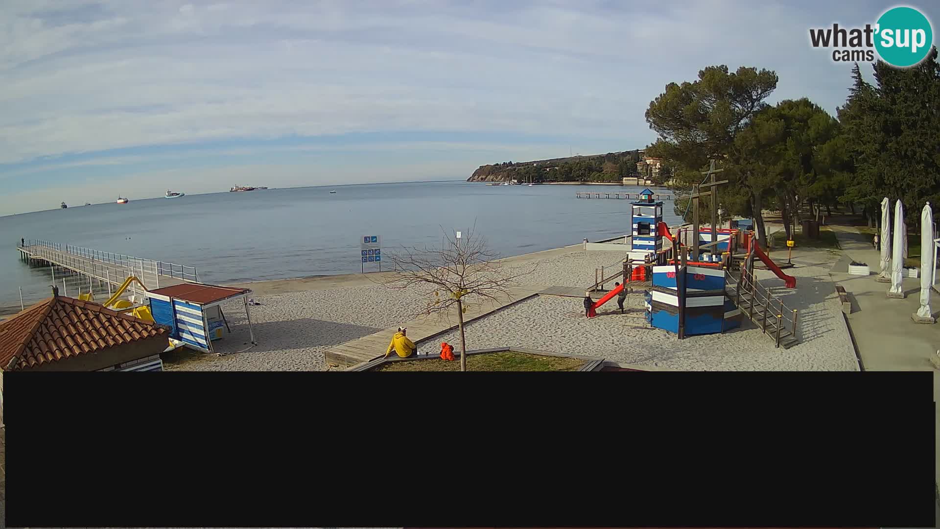 Cámara web en vivo Ankaran – Adria Ankaran Hotel & Resort – Eslovenia