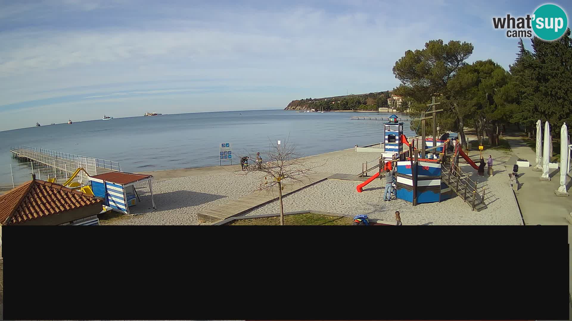 Cámara web en vivo Ankaran – Adria Ankaran Hotel & Resort – Eslovenia