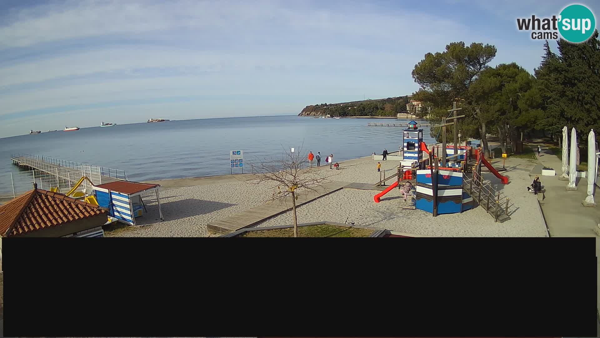 Live webcam Ankaran – Adria Ankaran Hotel & Resort – Slovenia