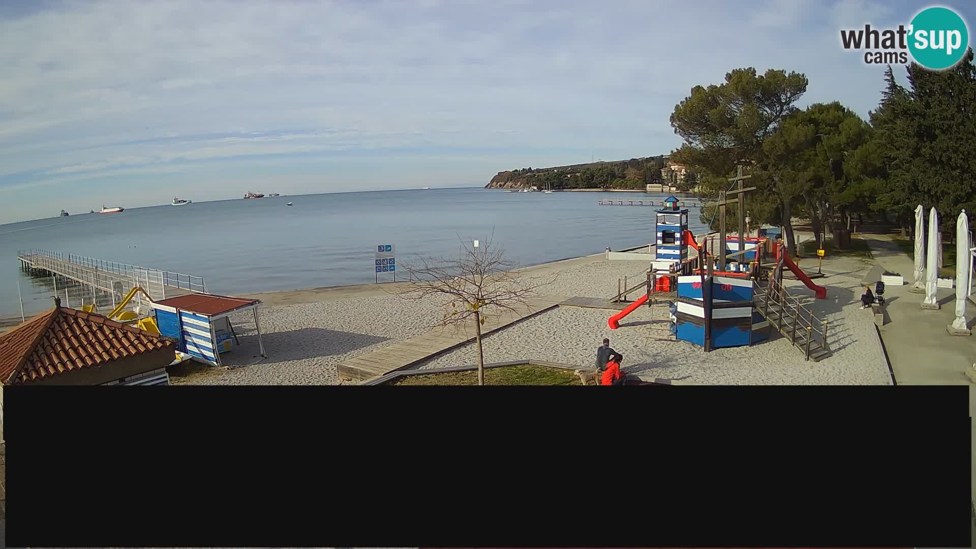 Cámara web en vivo Ankaran – Adria Ankaran Hotel & Resort – Eslovenia