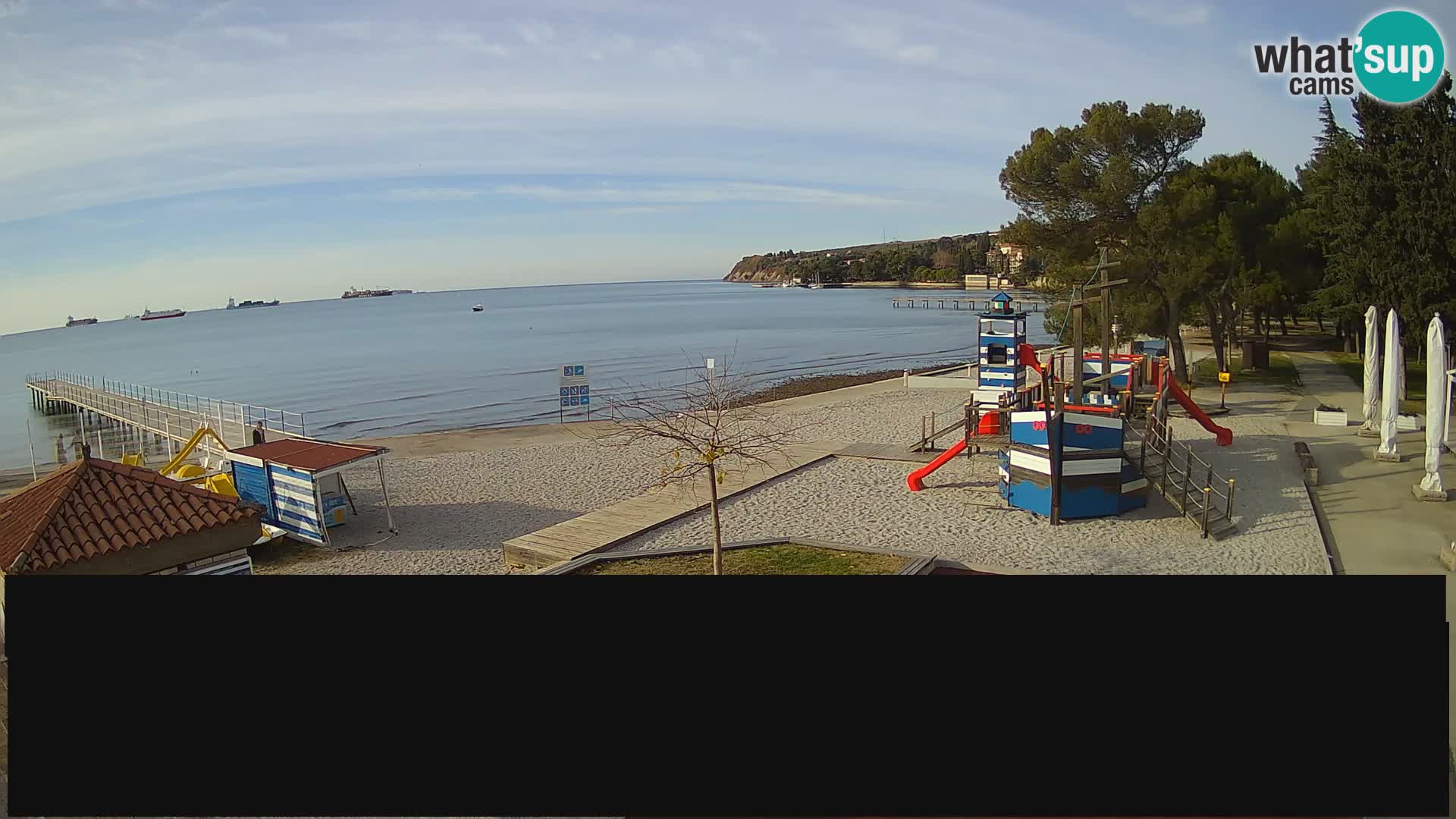 Cámara web en vivo Ankaran – Adria Ankaran Hotel & Resort – Eslovenia