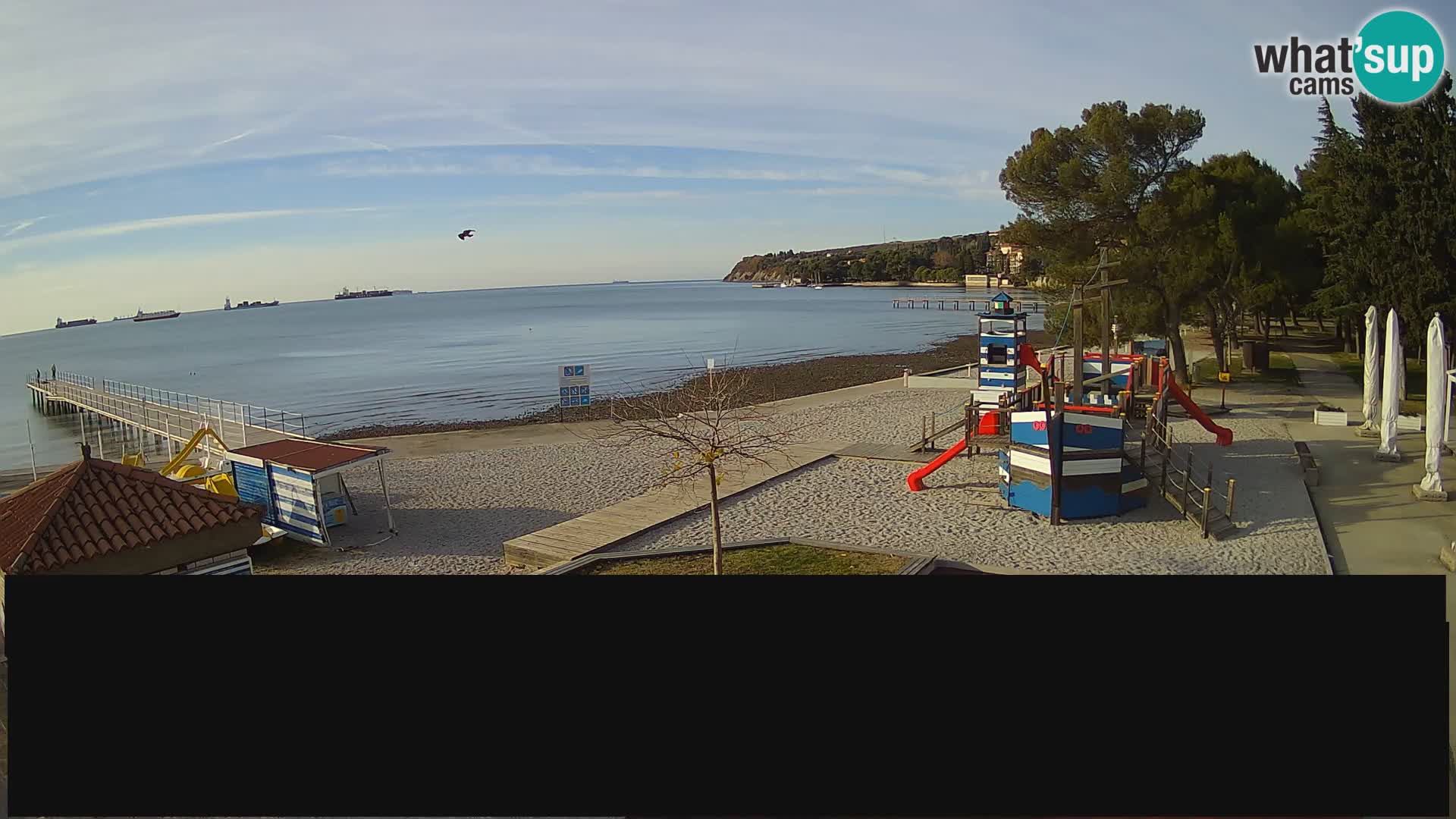 Cámara web en vivo Ankaran – Adria Ankaran Hotel & Resort – Eslovenia