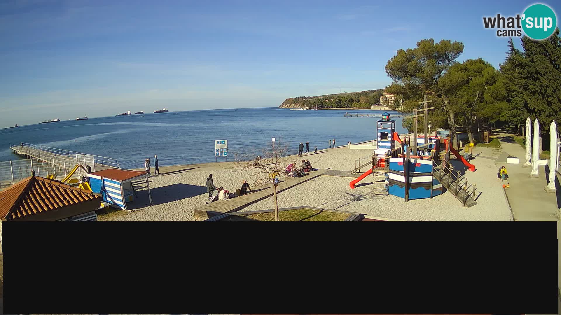 Cámara web en vivo Ankaran – Adria Ankaran Hotel & Resort – Eslovenia