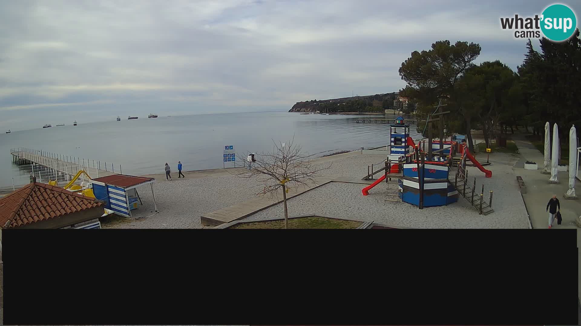 Cámara web en vivo Ankaran – Adria Ankaran Hotel & Resort – Eslovenia